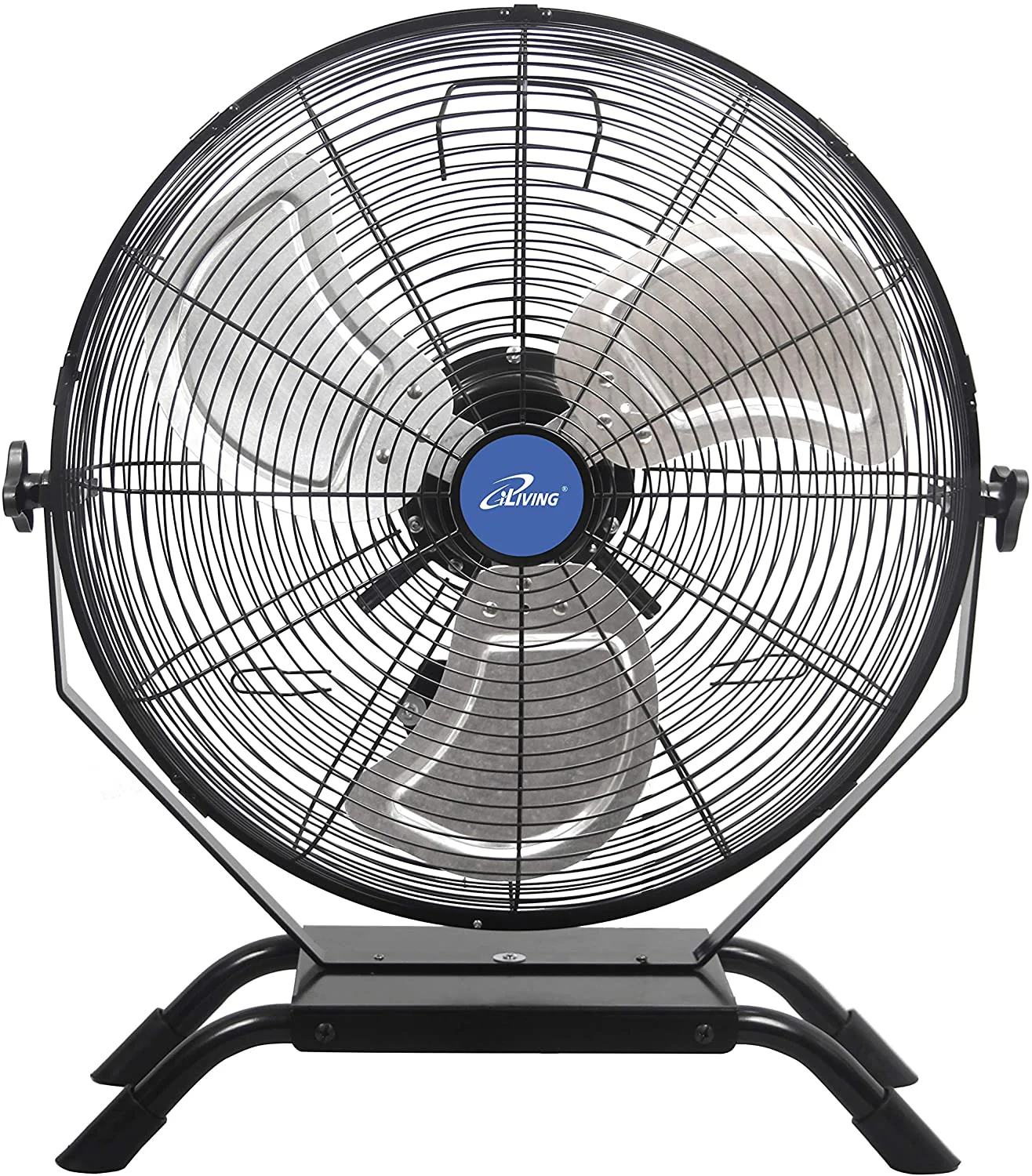 2025 ILG8E20-15 – iLIVING 20"-Ventilator zur Wand- oder Bodenmontage. Variable Drehzahl. Für den Innen- und Außenbereich geeignet. Industriequalität. Ideal für Veranden, Gewächshäuser, Garagen, Werkstätten und Laderampen. 4650 CFM. Schwarz.