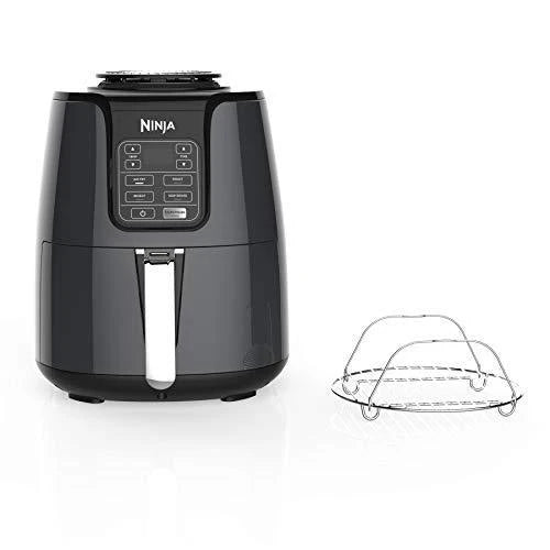 Ninja AF101 Heißluftfritteuse, 4 Liter, Schwarz/Grau