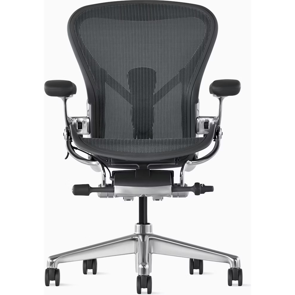 2025 Aeron Remastered – Bürostuhl Größe B, Chrom
