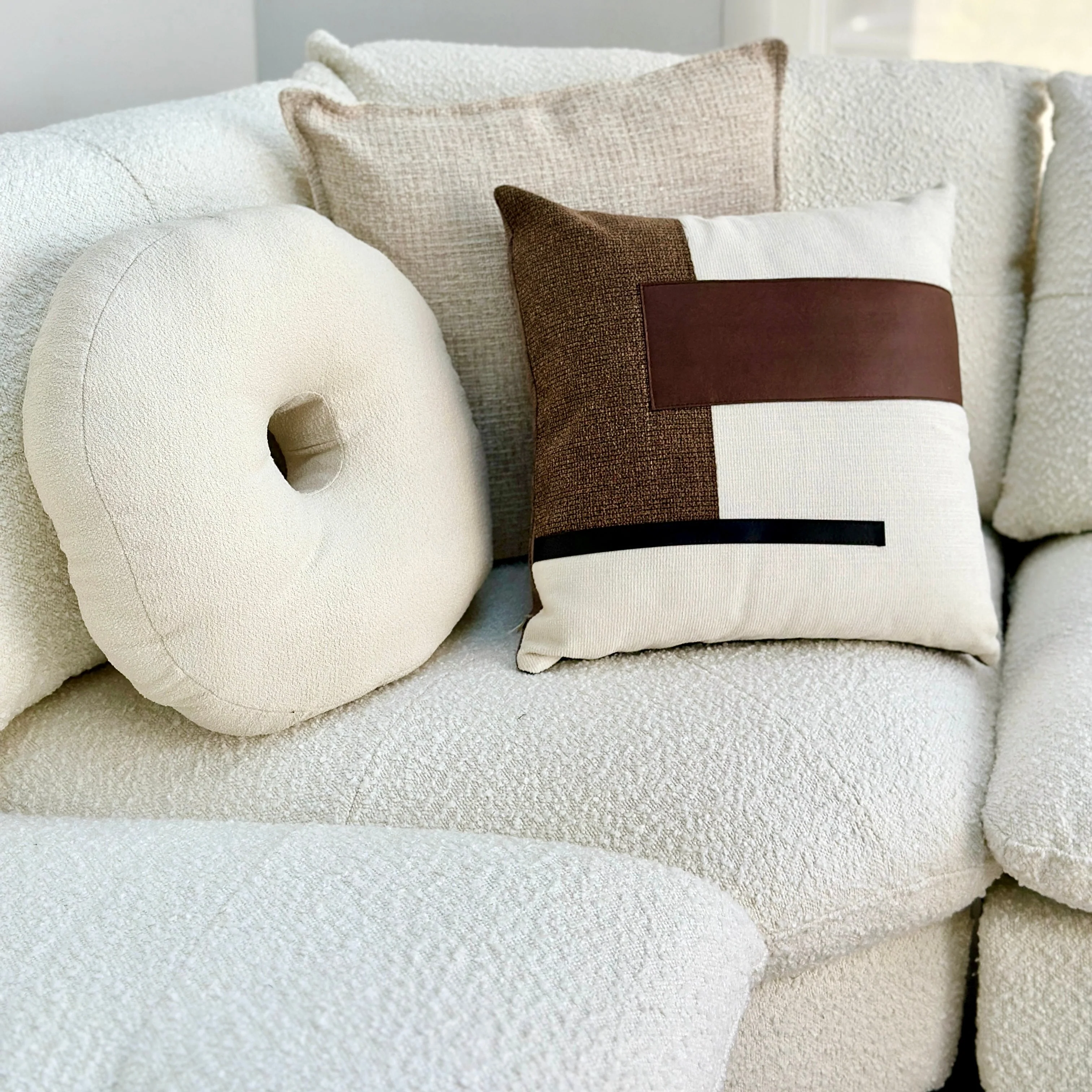 Cami White Ecksofa, linke Seite