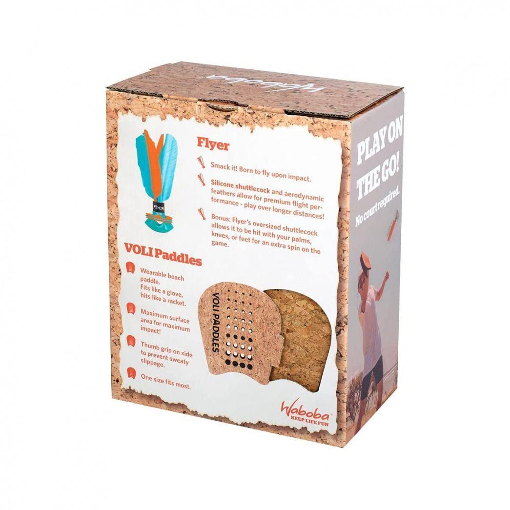 Schlägerset - Brauner Volleyball