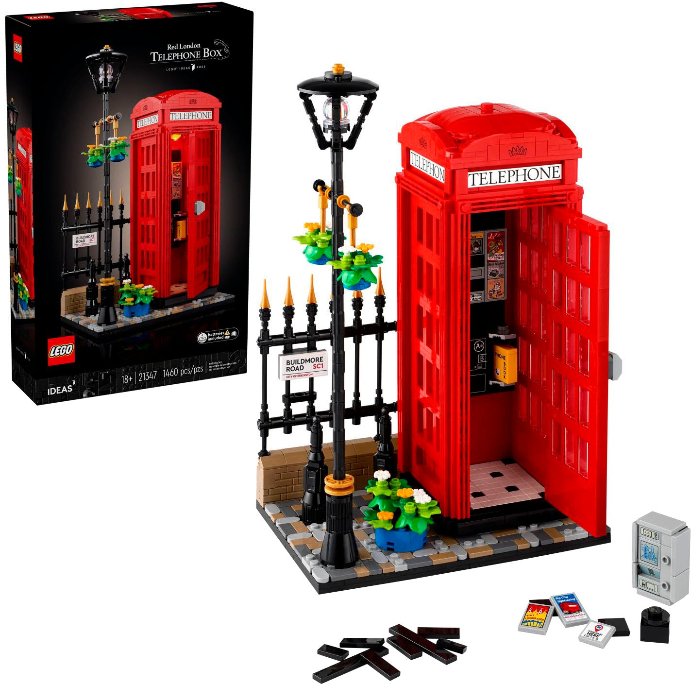 LEGO Ideas London Rote Telefonzelle 21347