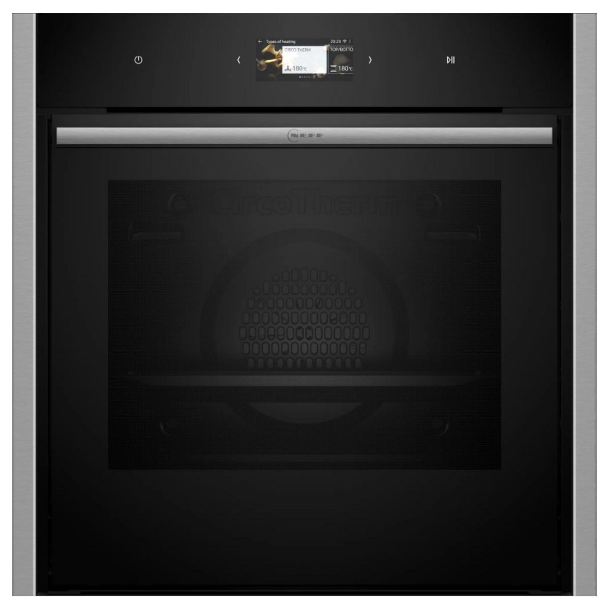 Neff Einbau-Multifunktionsbackofen 71 l 60 cm A+ Pyrolyse Schwarz - B64cs71n0