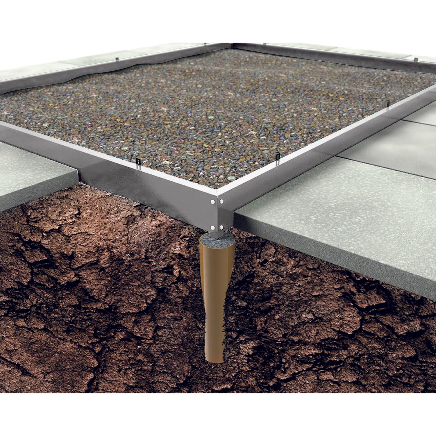 Halls 8,3 m² Gartengewächshaus aus Aluminium und 6 mm Polycarbonat + Sockel - 70917 + So1651