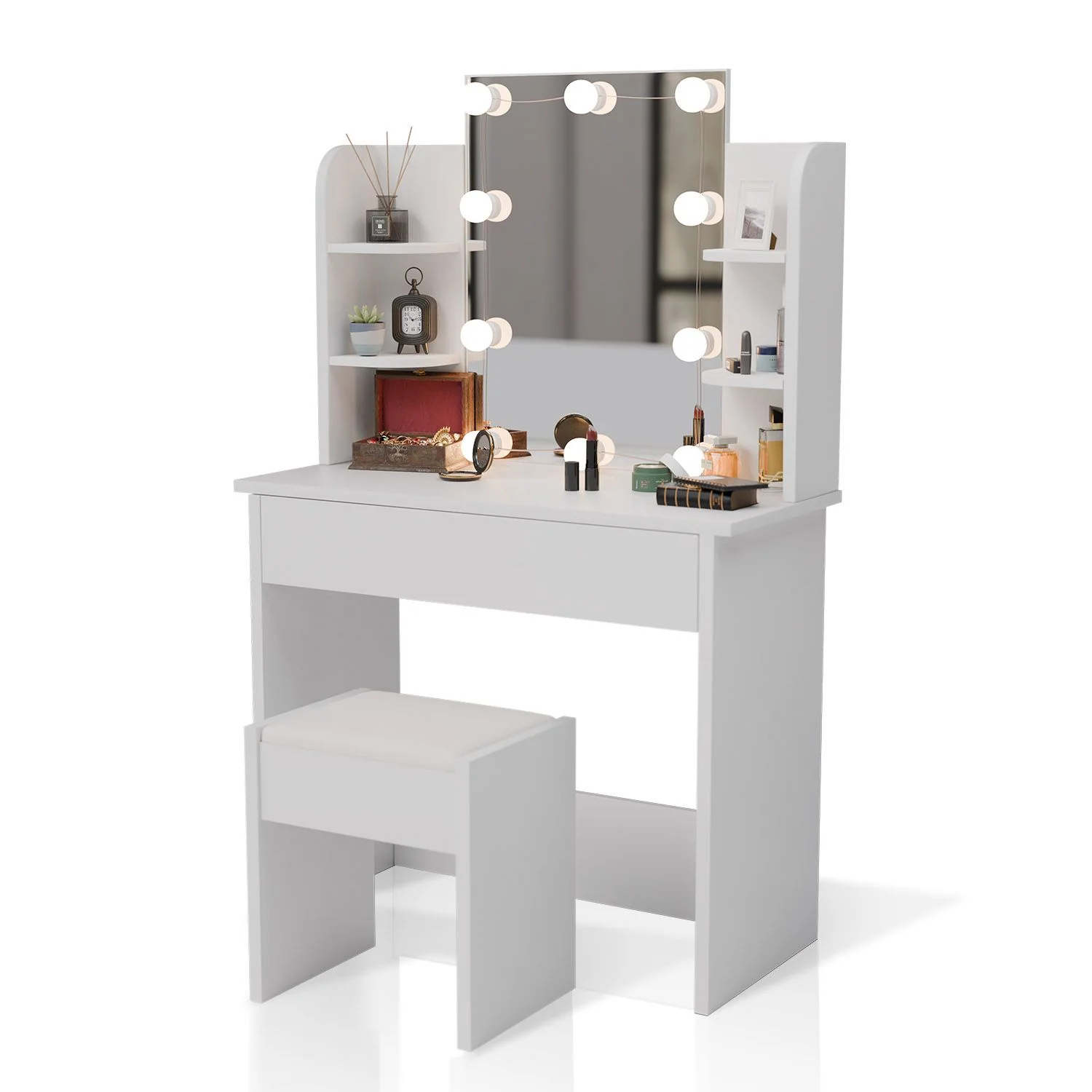 Zoey Schminktisch 2025 mit Melly Hocker