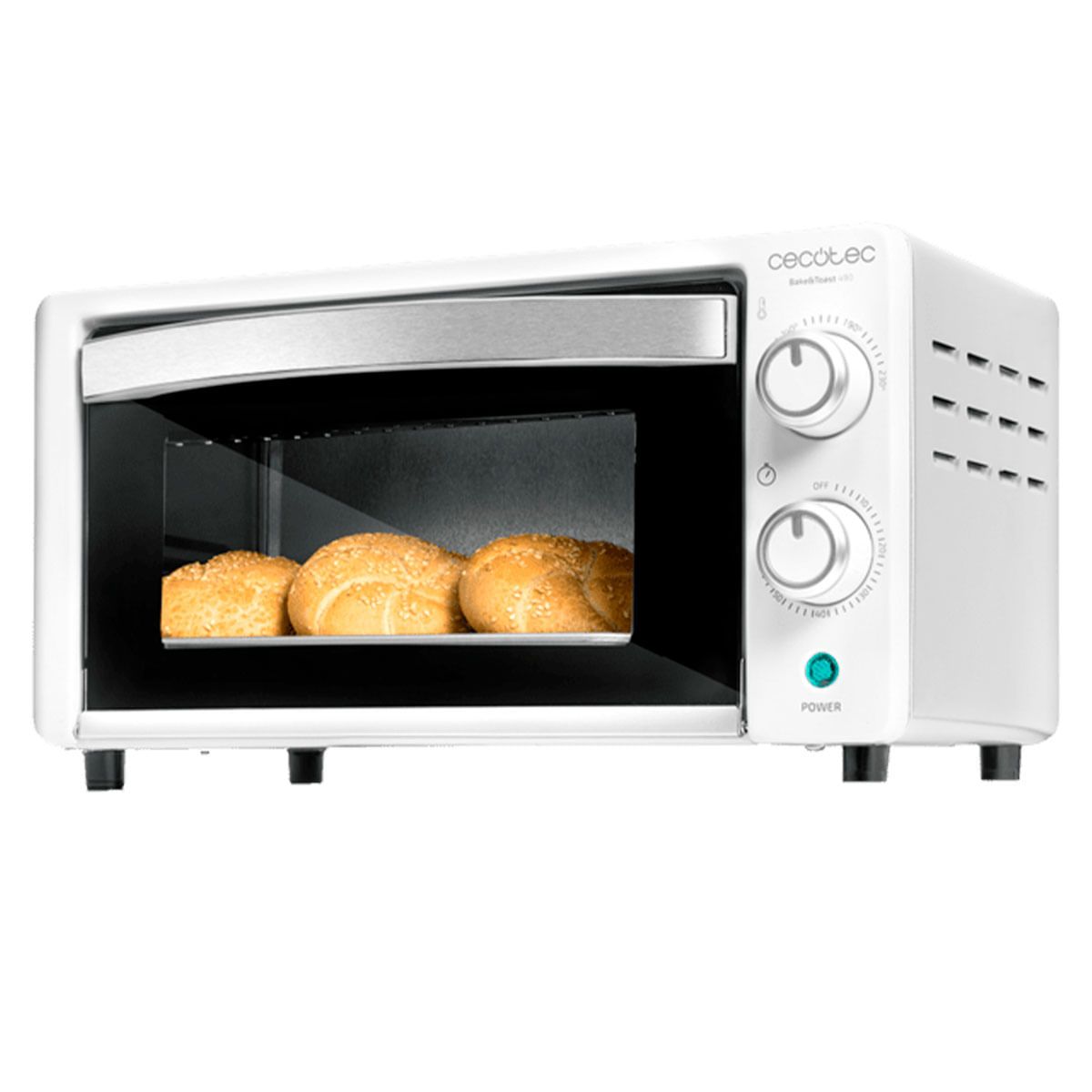 Cecotec Bake&toast 1090 1000W 10L Weißer Tischbackofen