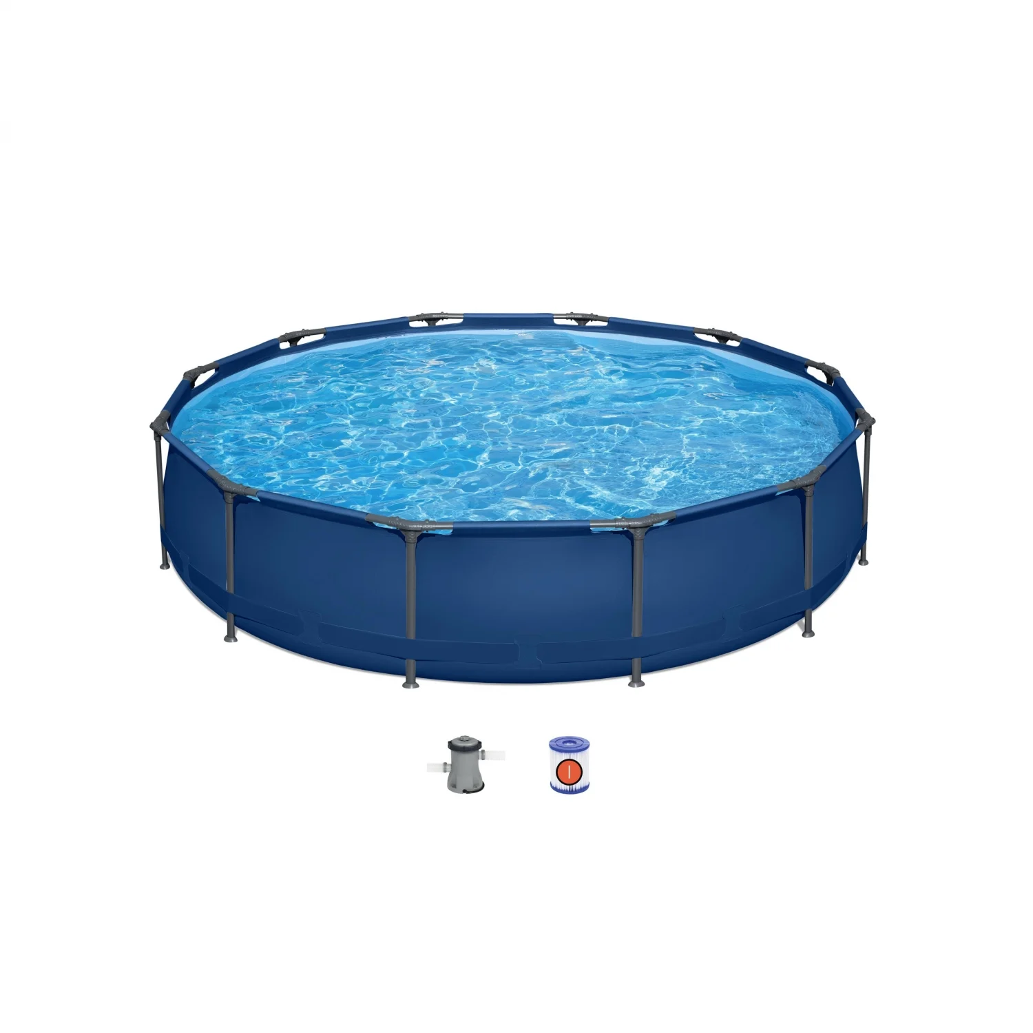 Runder Röhrenpool 366x76 cm Acapulco