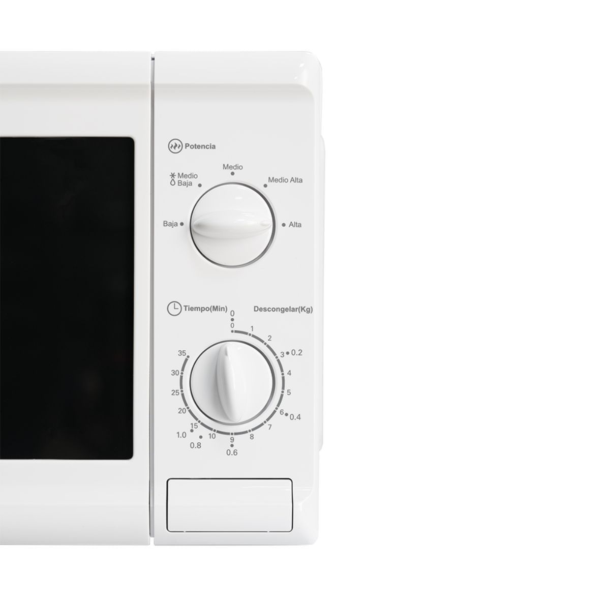 Aspes Mikrowelle AMW2700 700 20l 5 Programme Weiß 25,8x44x33,9 cm