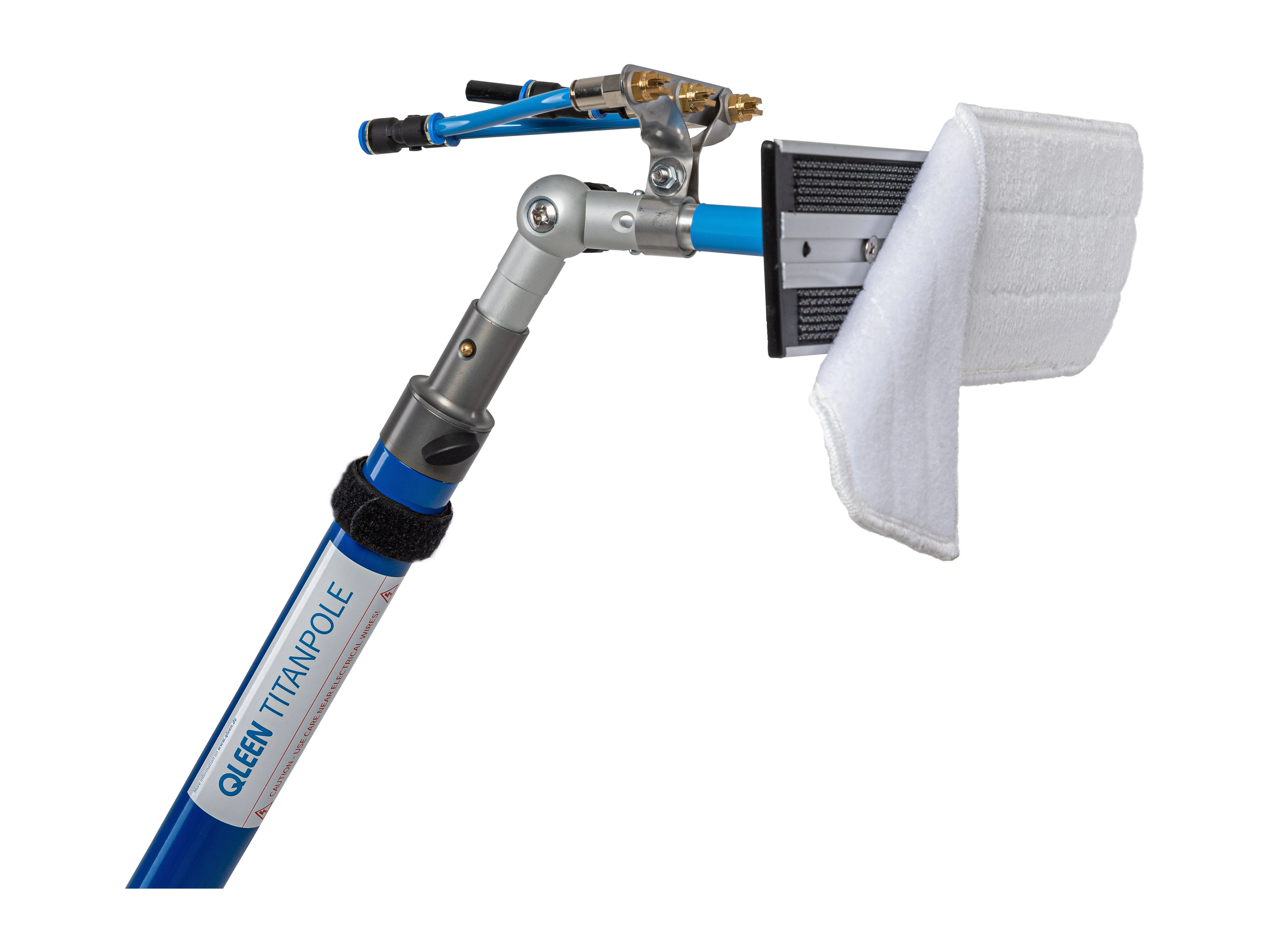 QLEEN Pad-Ständer 2025 mit 3 Power-Düsen und verstellbarem Aluminiumgelenk