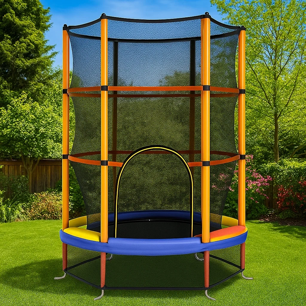 Trampolin 140x190 cm mehrfarbig - sBIoeiqM26kX