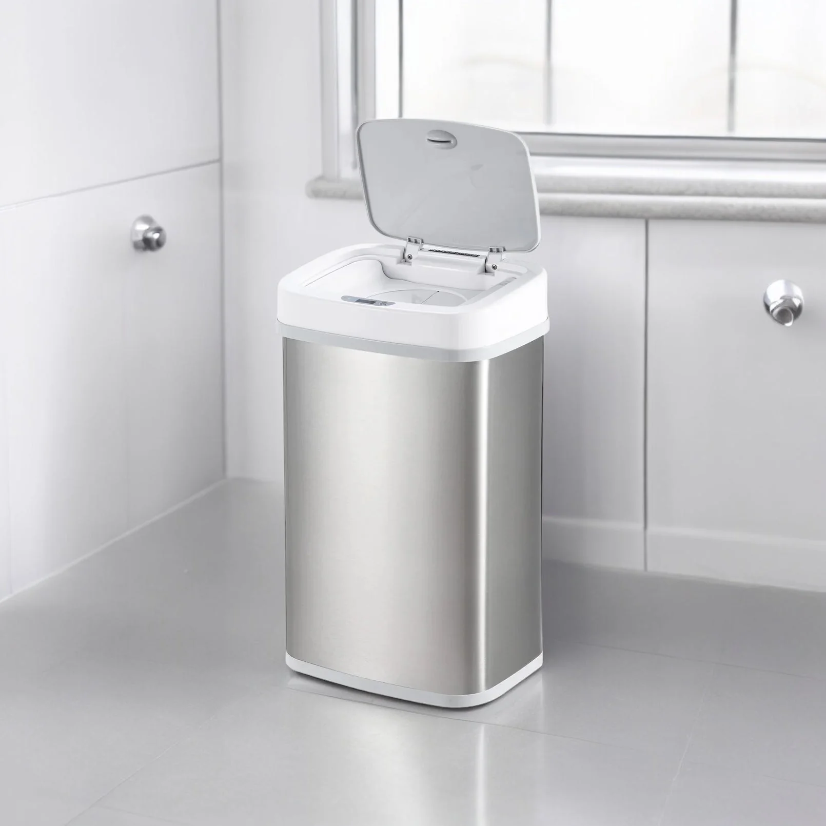 2025 Geruchsneutralisierender Abfalleimer mit Sensor, 15 Liter, NS