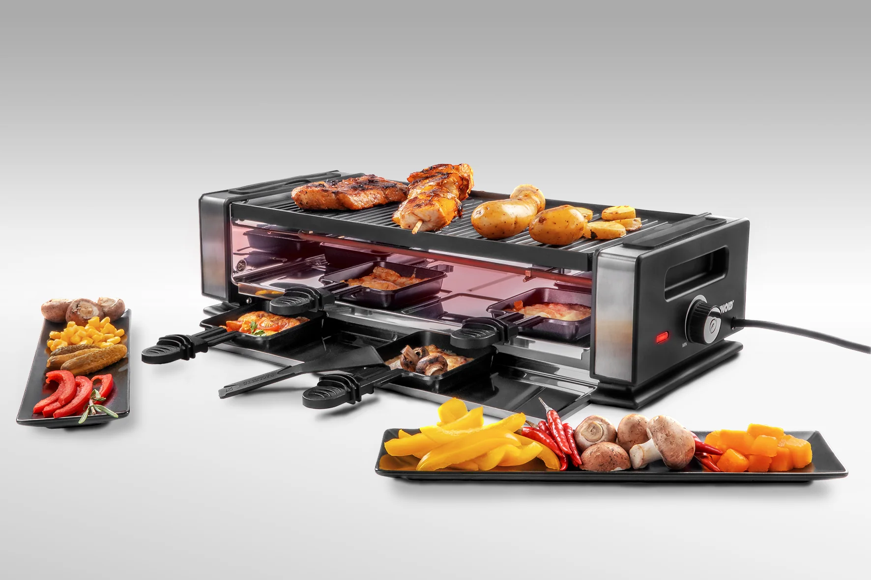 Raclette Finesse Basic 2025 mit Raclette-Rezeptbuch