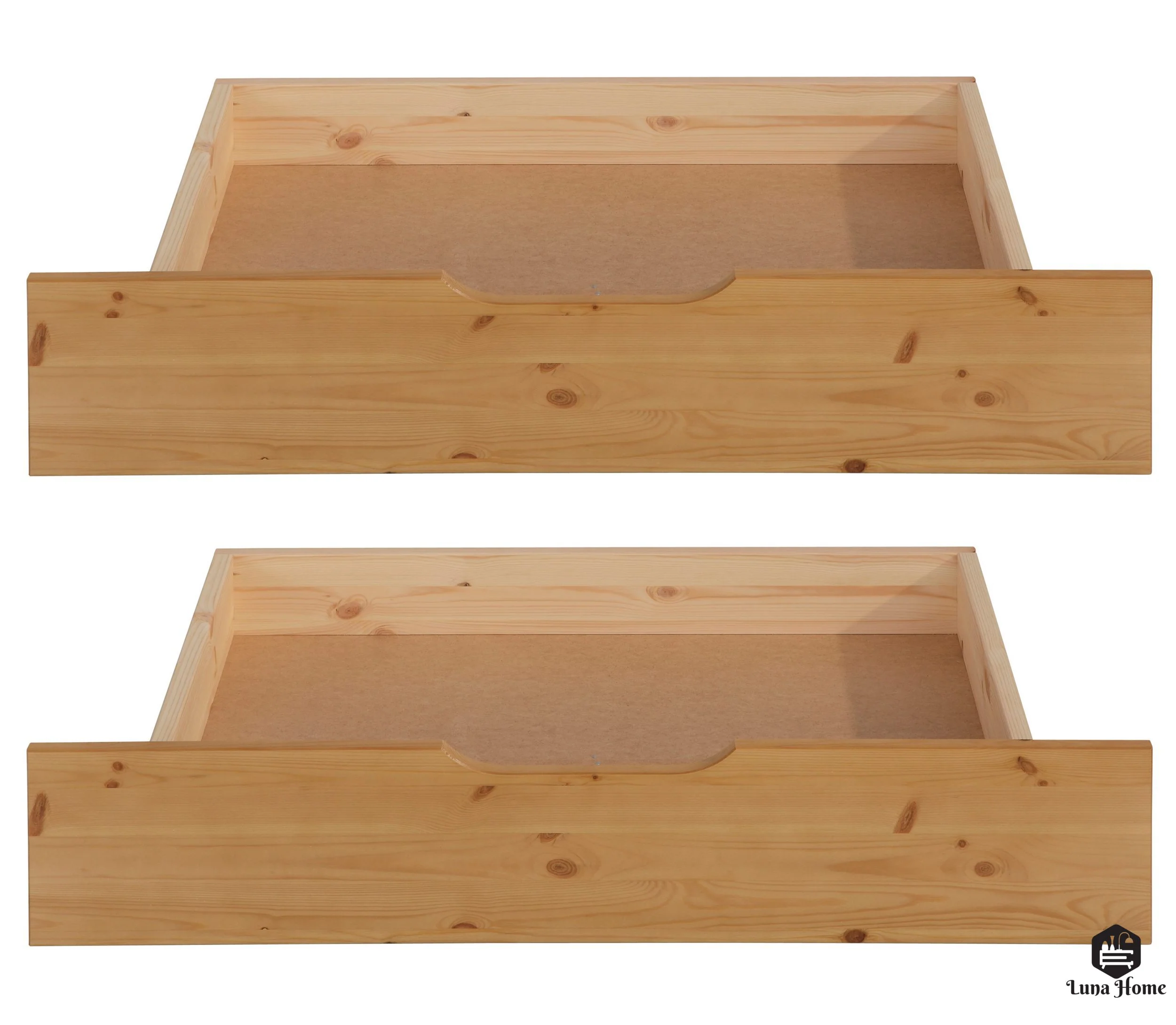 Finja Bettkommoden-Set, 2-teilig, aus Kiefernholz, 93 cm lang