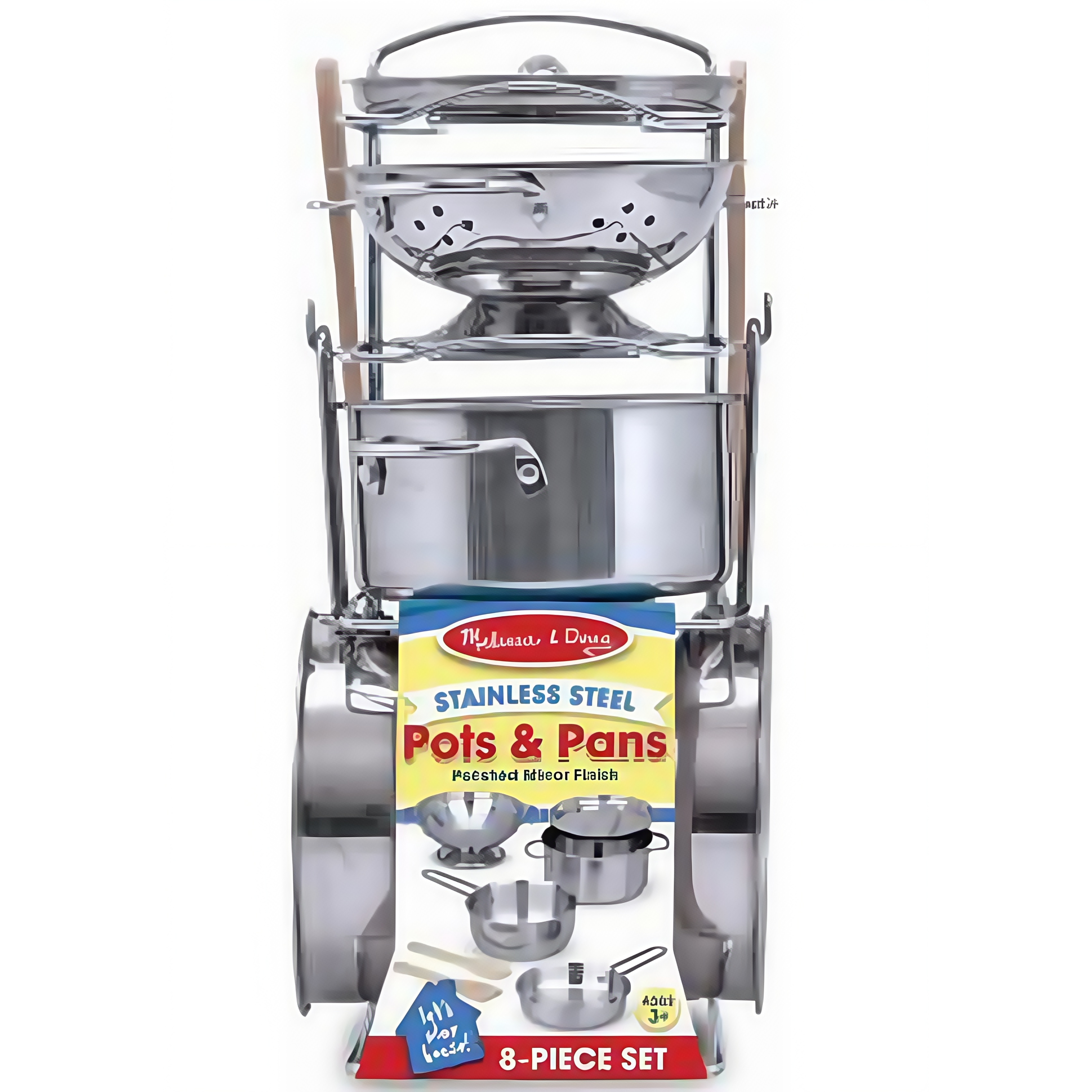 Melissa & Doug 4265 Kinderküchenbesteck-Set, Edelstahl – 6er-Pack