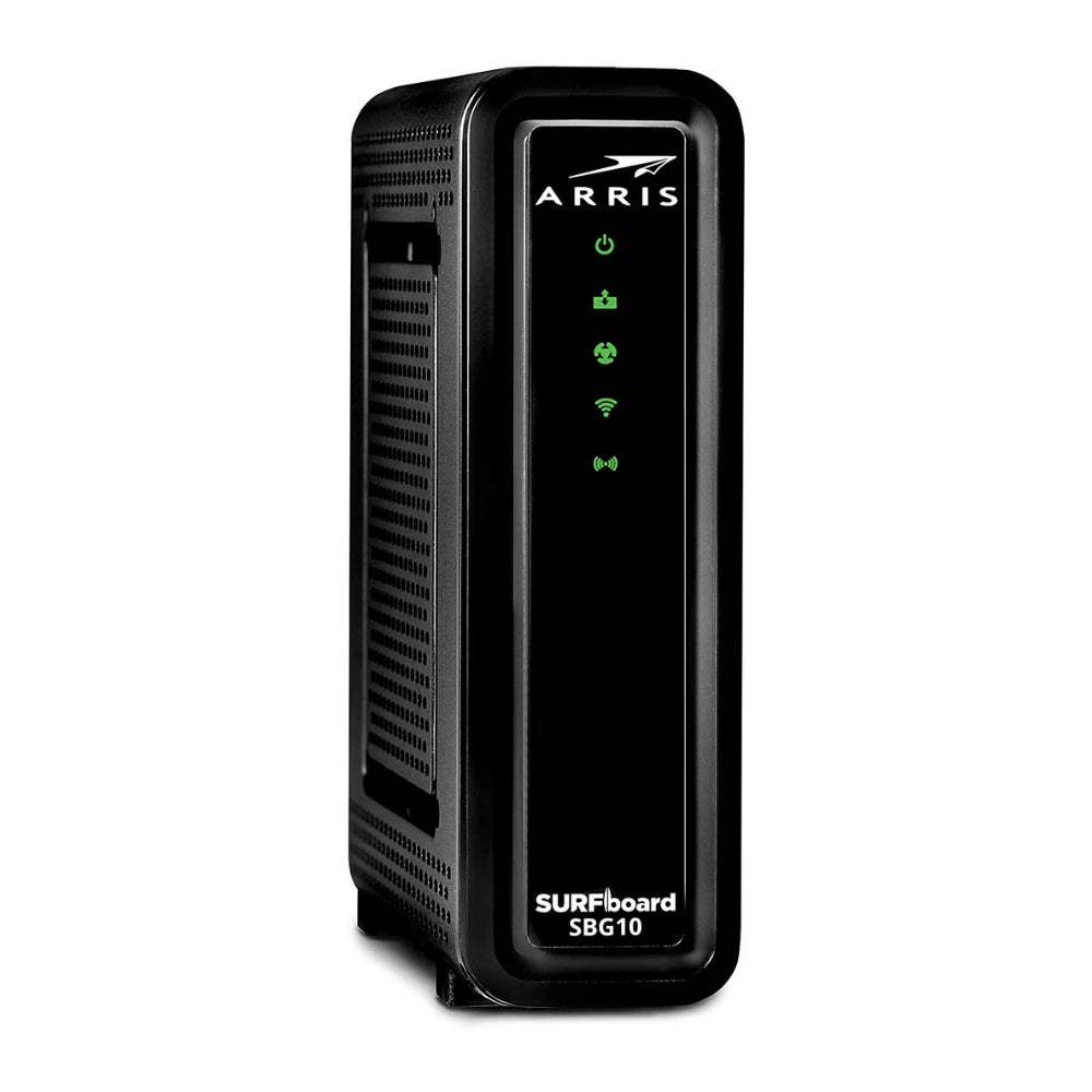 2025 Arris SURFboard SBG10 DOCSIS 3.0 Kabelmodem und AC1600 Dualband-WLAN-Router