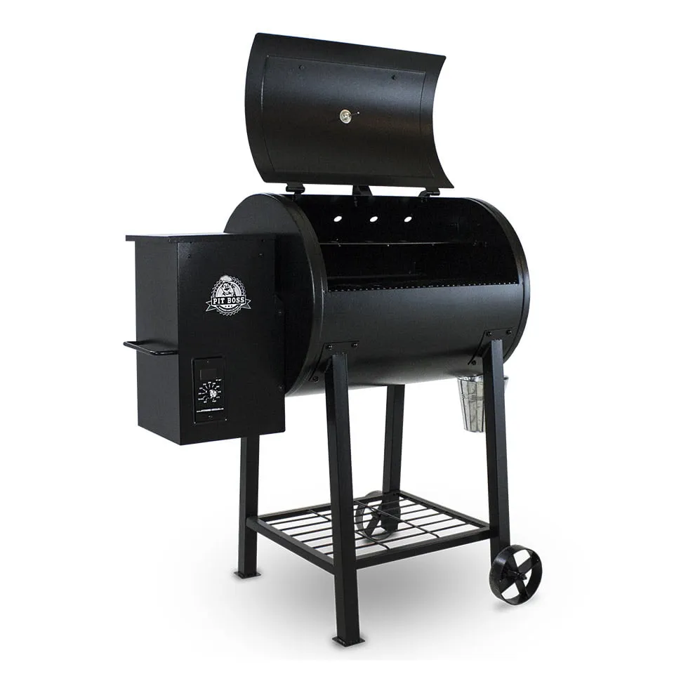 Pit Boss 700FB Holzpelletgrill mit Flammenbrenner. 700 Quadratzoll Grillfläche.