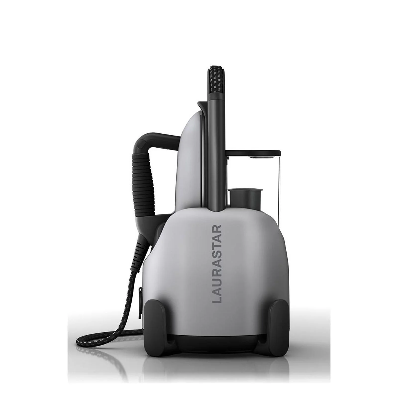 LauraStar Lift Xtra Tragbare Dampfbügelstation aus Aluminium, 2025, 2200 W, 1,1 L, Schwarz und Grau