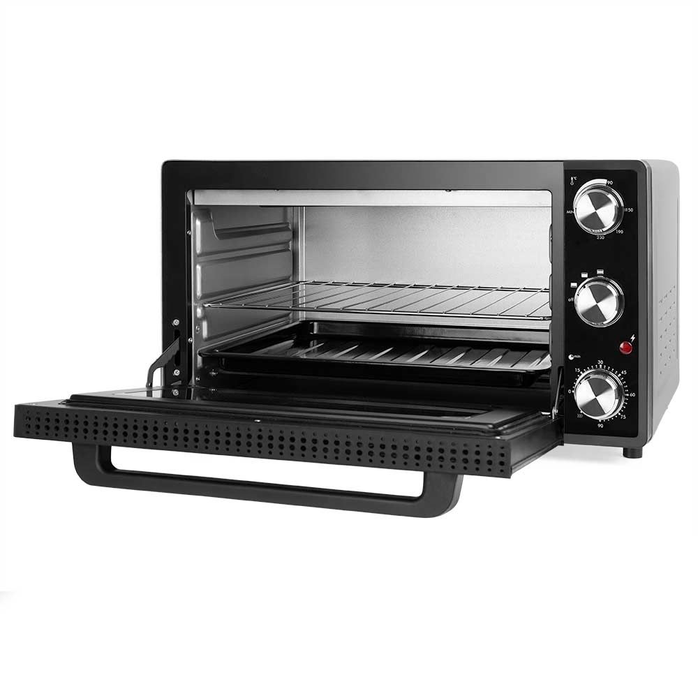 Orbegozo Ho 385 – Elektrischer Tischbackofen, 38 l, Timer, einstellbares Thermostat, Ober-/Unterhitze, Krümelschublade, 2000 W