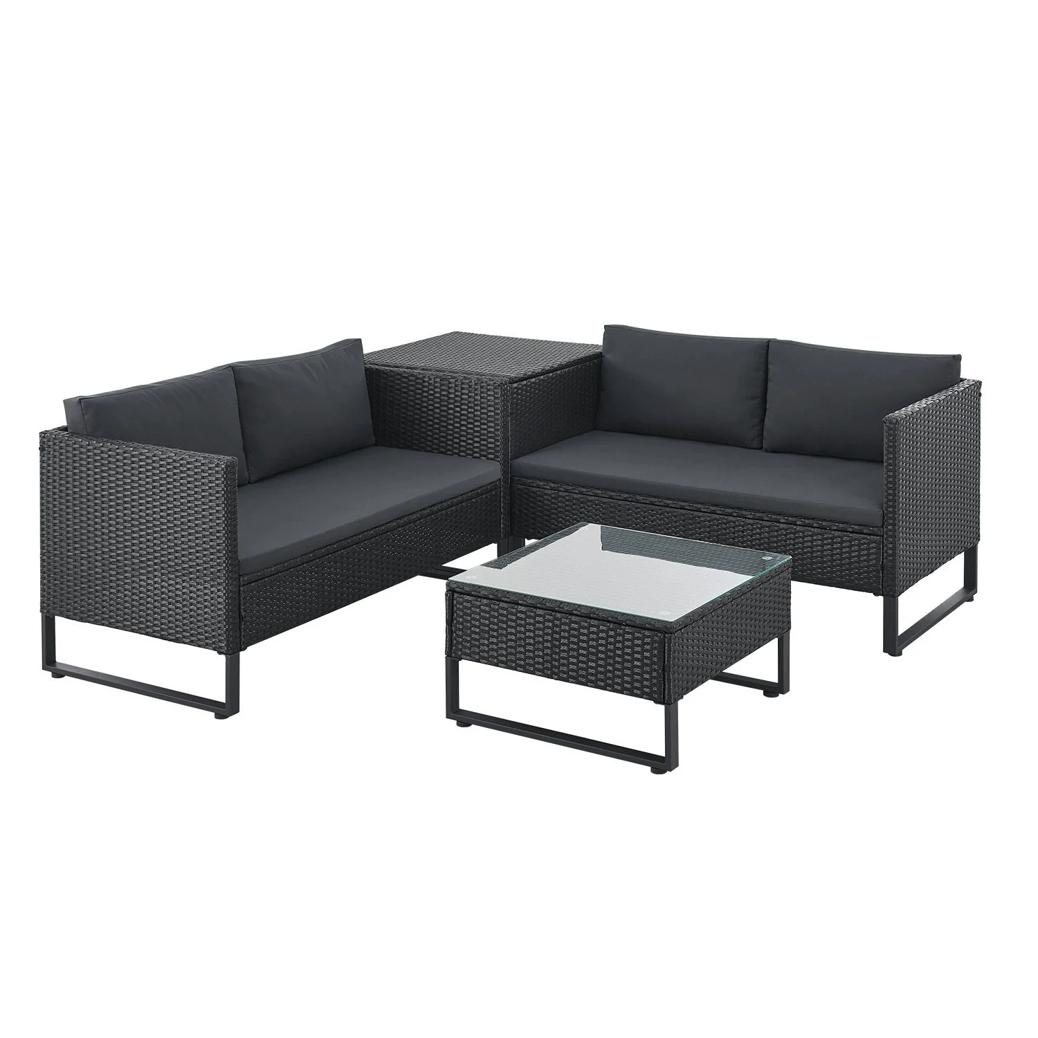 2025 Santorini Polyrattan Modulare Lounge