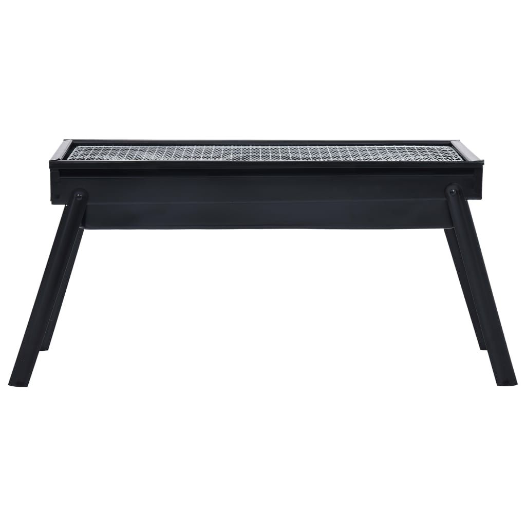 Tragbarer Campinggrill aus Stahl, 60 x 22,5 x 33 cm, Vidaxl