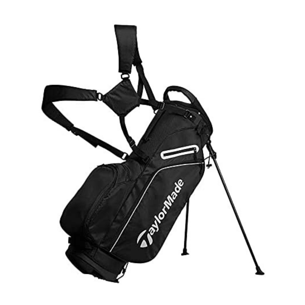 TaylorMade 5.0 ST. Standgolftasche (Modelljahr 2025), Schwarz/Weiß
