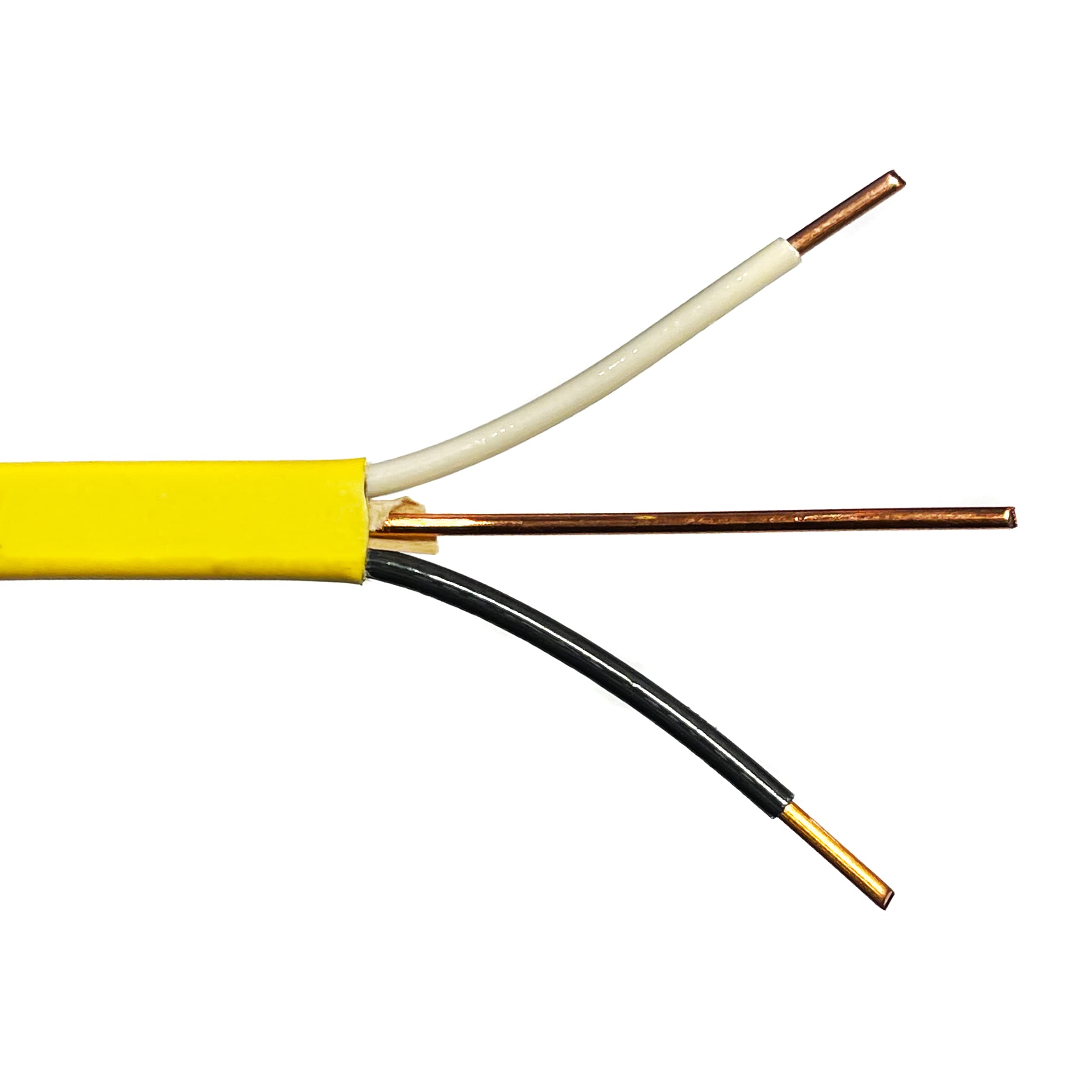 2025 250ft Kupfer-Elektrokabel 12-2 AWG NM-B für Innenräume. Weiß (/2)