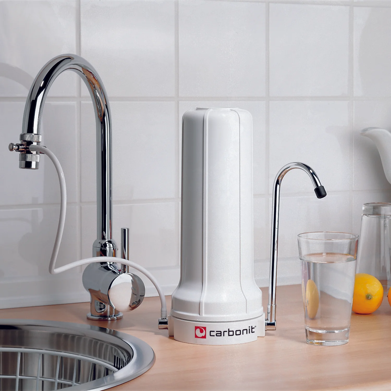 SANUNO 2025 – Sparsames Spülbecken-Wasserfilterset mit Premium-NFP-Kartusche und Zubehör