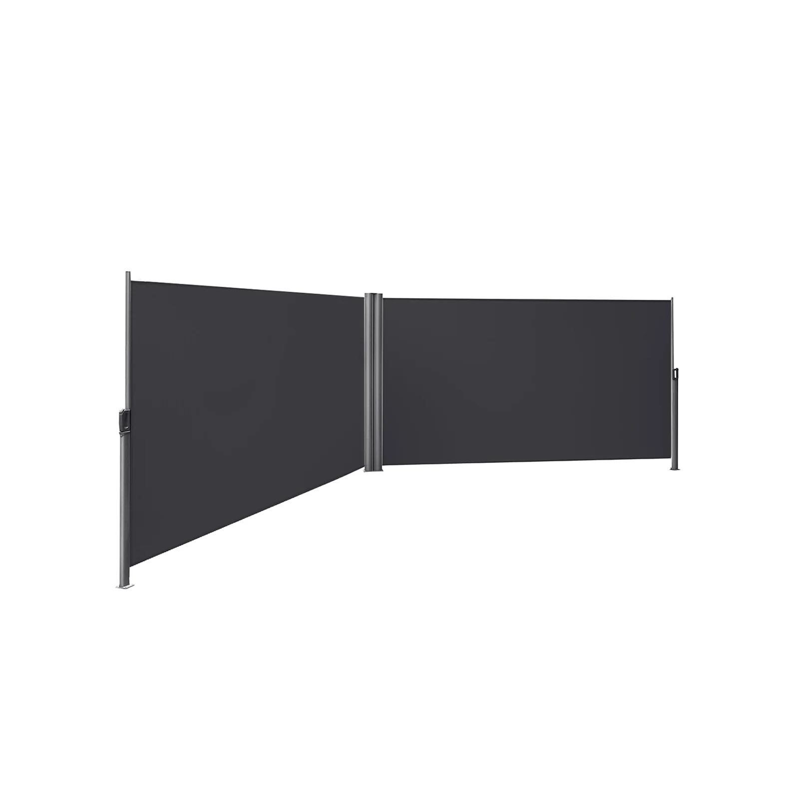 2025 Ausziehbare Doppelseitenmarkise aus dickem Polyester