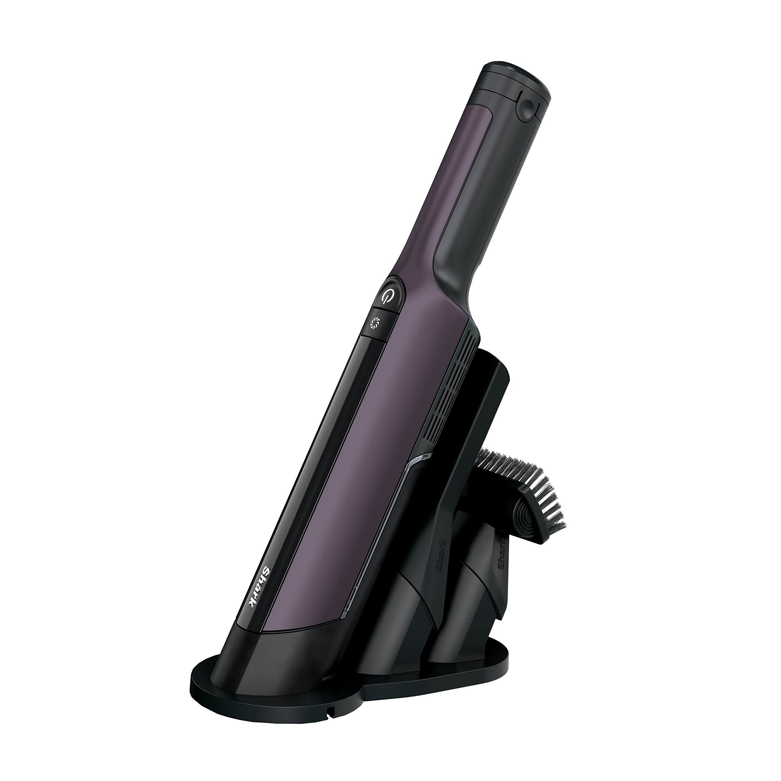 Shark WV410PR WANDVAC Akku-Handstaubsauger (Modelljahr 2025). Ultraleicht und tragbar mit starker Saugkraft und Tierhaar-Aufsätzen. Ideal für Auto und Haushalt. Violett.