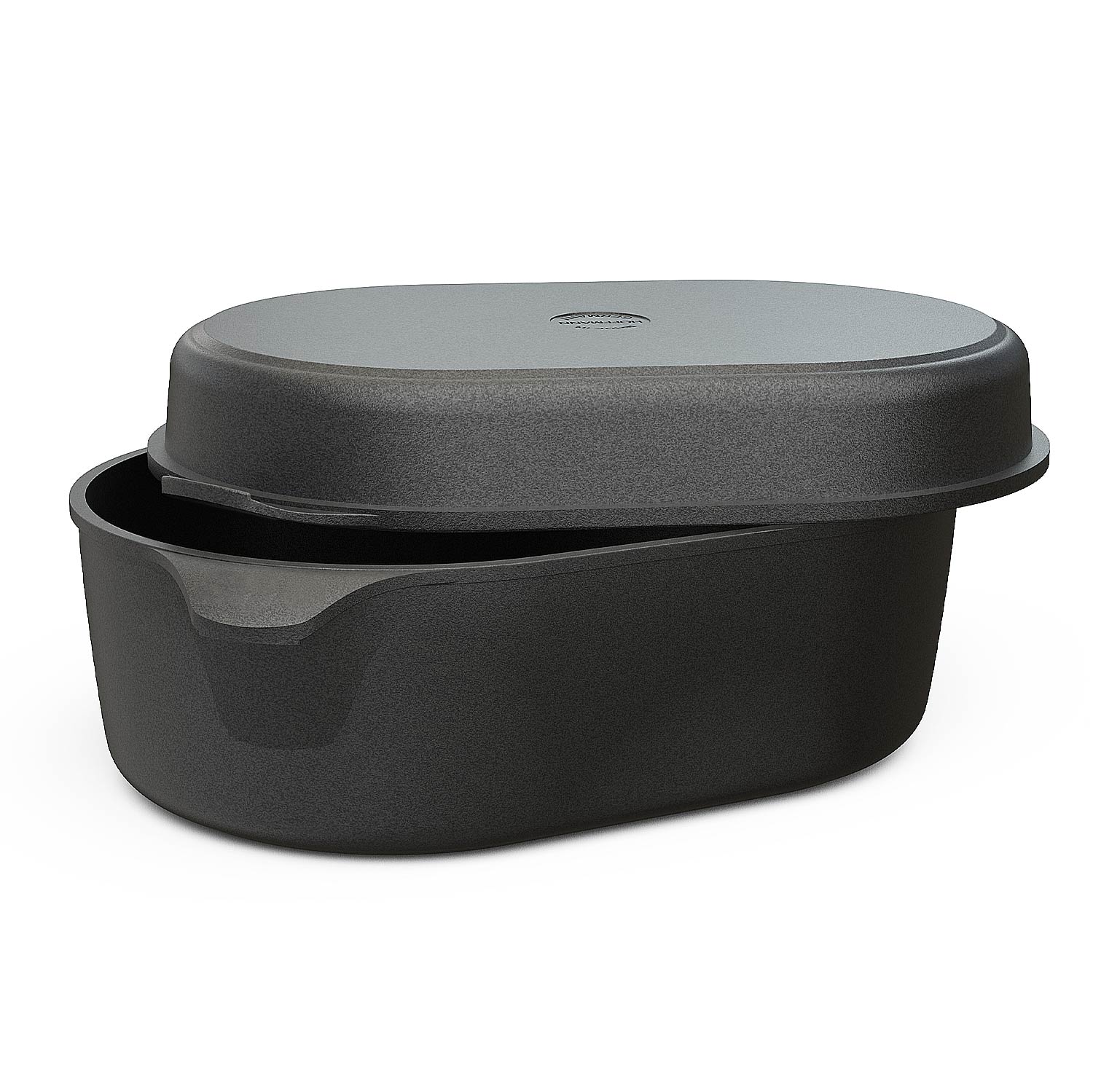 Große 2-in-1-Bratform 2025 – 39,2 x 26,3 cm mit Deckel