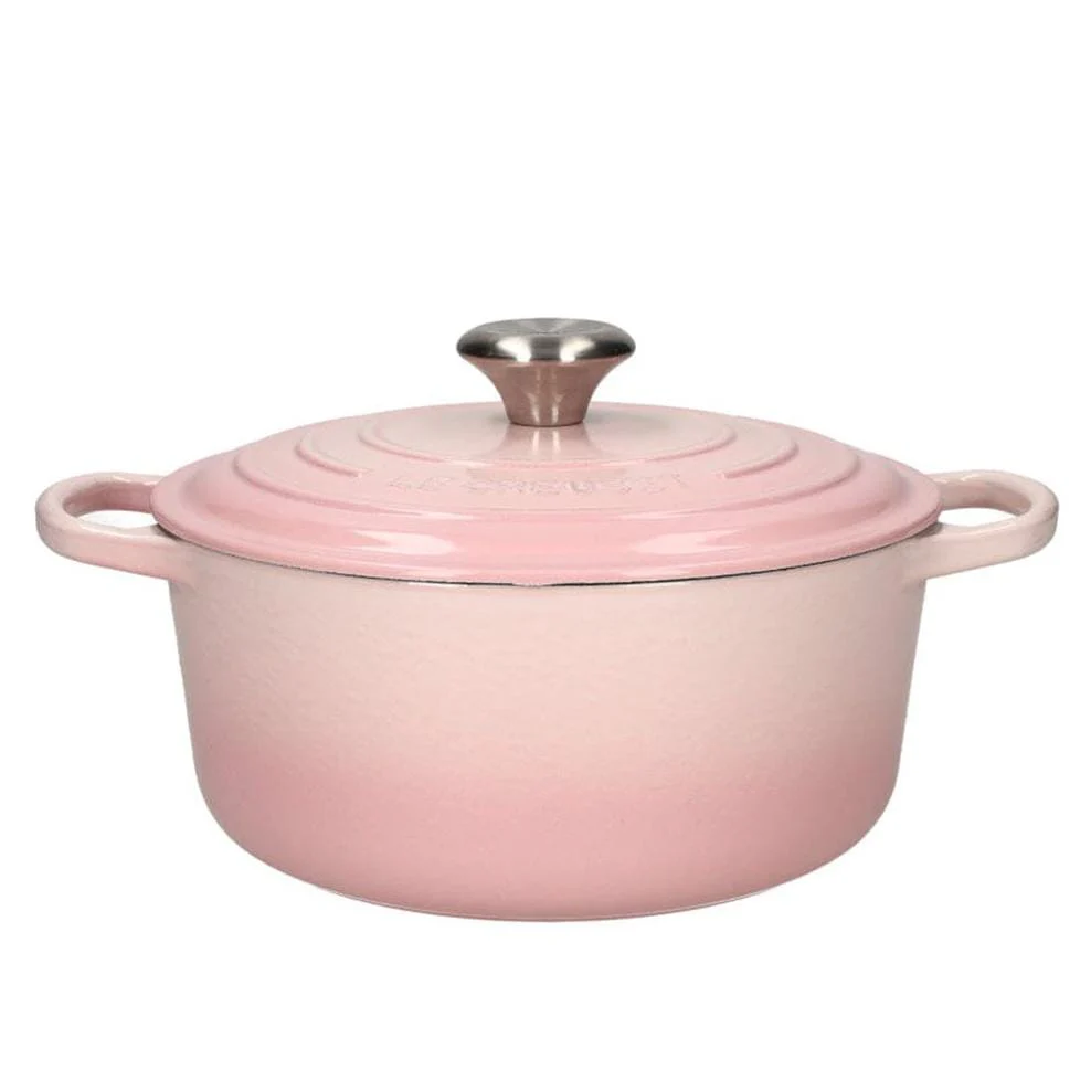2025 Le Creuset – Runder Bräter/Schmortopf Signature, Schale rosa, 24 cm, 4,2 l