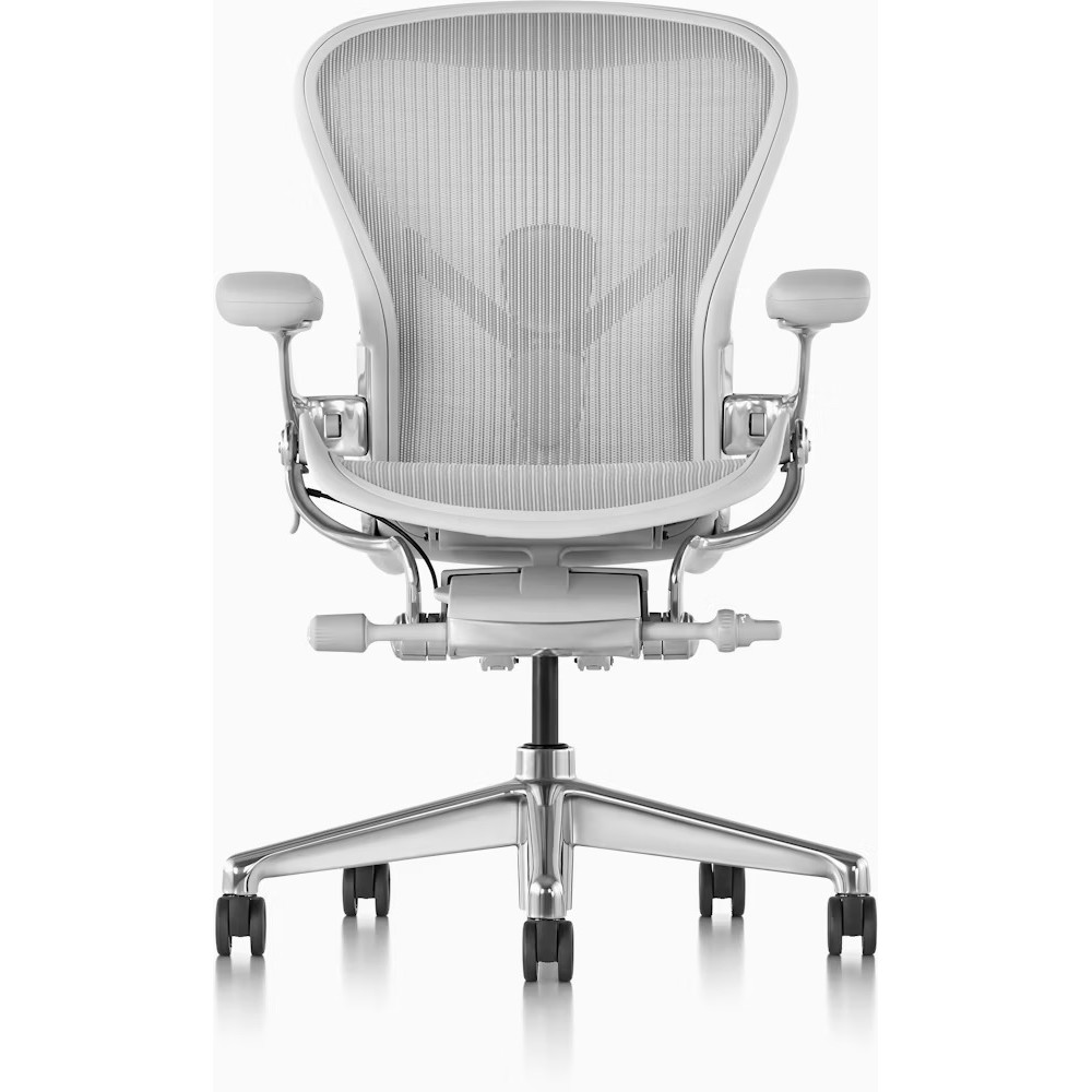 2025 Aeron Remastered – Bürostuhl Größe B, Mineral-Satin-Finish