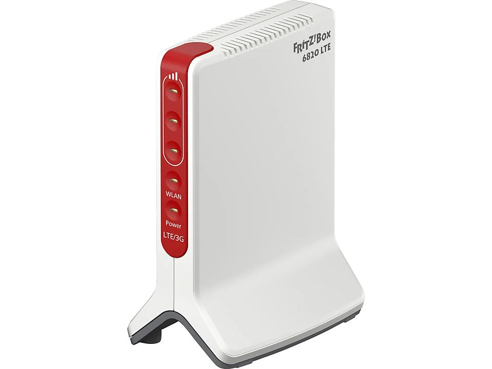 FRITZ!Box 6820 4G LTE Router (2025) | WLAN N 450 Mbit/s | SIM-Modem ohne Festnetzanschluss | VPN | Gastnetzwerk | Kindersicherung