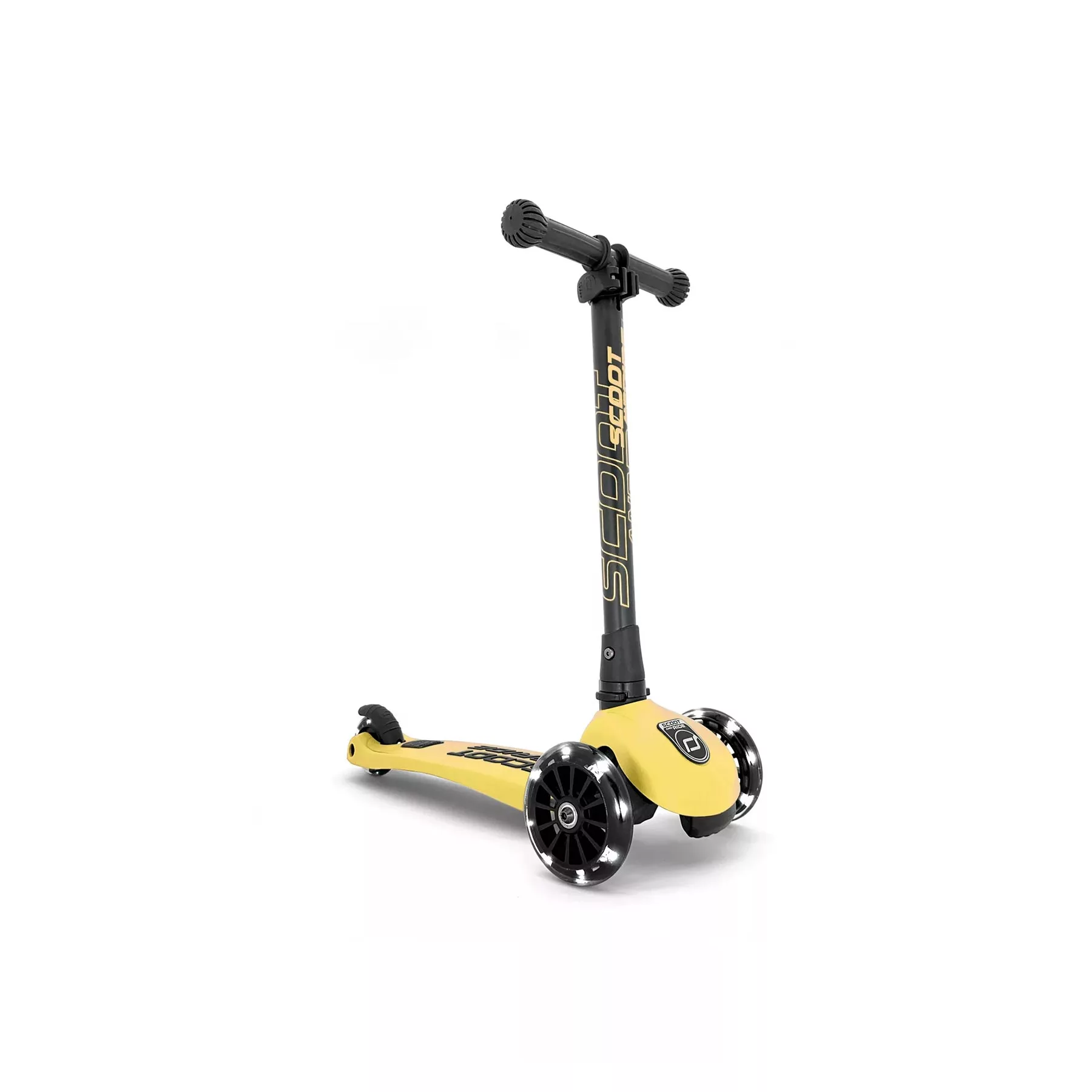 2025 Scoot & Ride Highwaykick 3 LED-Scooter für Kinder. Zusammenklappbar. Leuchtende Räder. Alter: 3–6 Jahre.