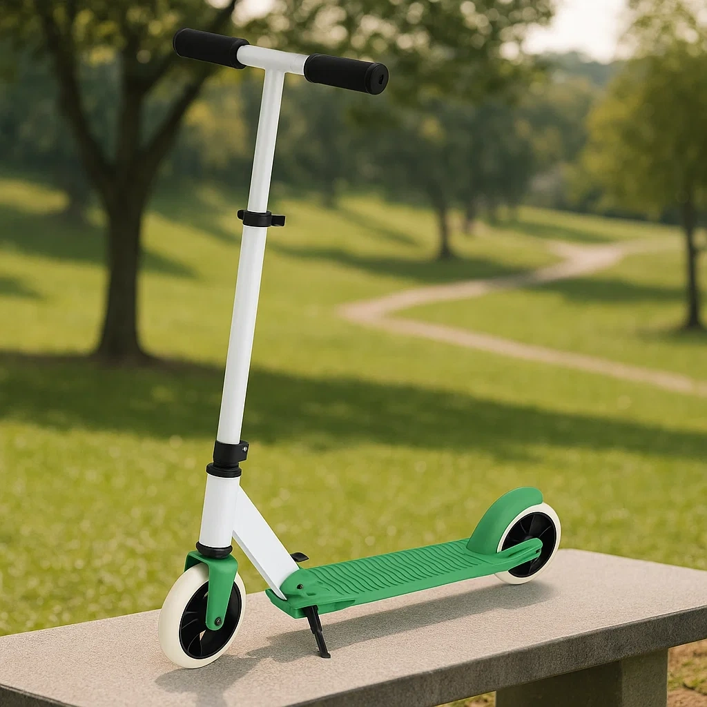 Kinderroller, weiß und grün, Alter 6-10 - TunbFKxz62zk