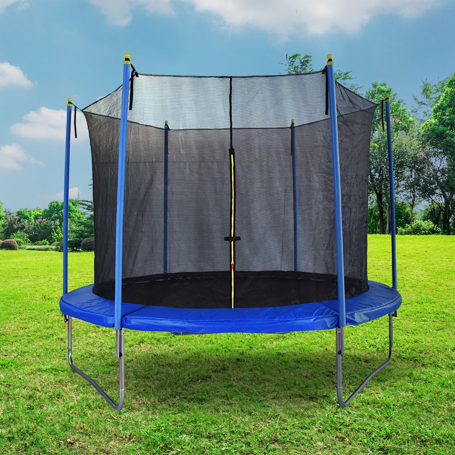 Kindertrampolin für den Außenbereich, Fly Ø 305 x 248 cm, mit Sicherheitsnetz