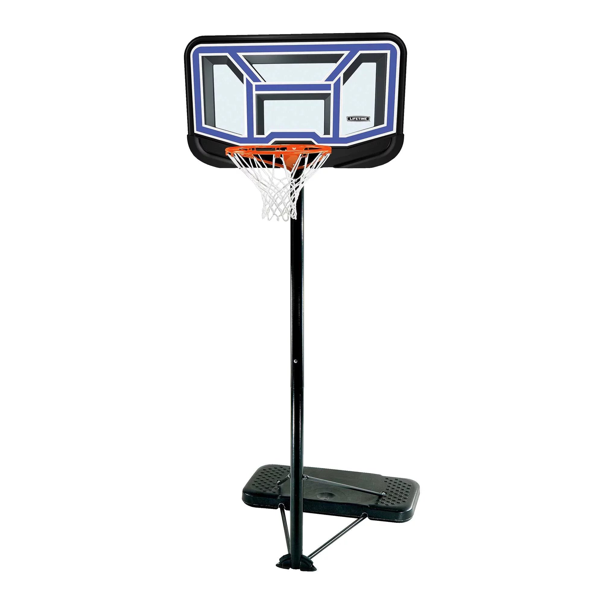 Lifetime 44-Zoll verstellbarer tragbarer Basketballkorb aus Polycarbonat – 90114