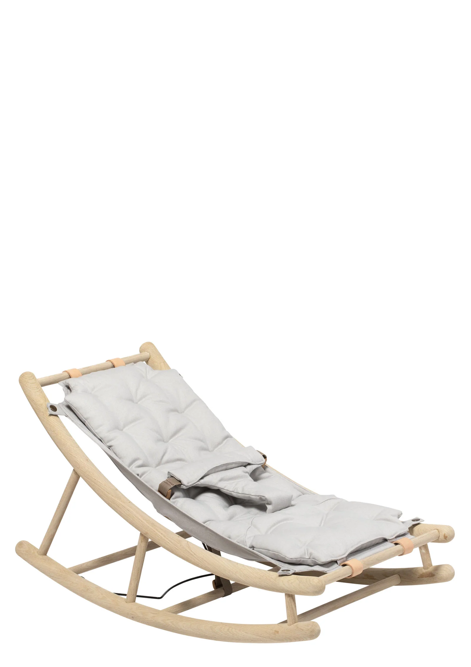 2025 Baby- und Kleinkind-Hängematte „Holz“ Eiche/Grau