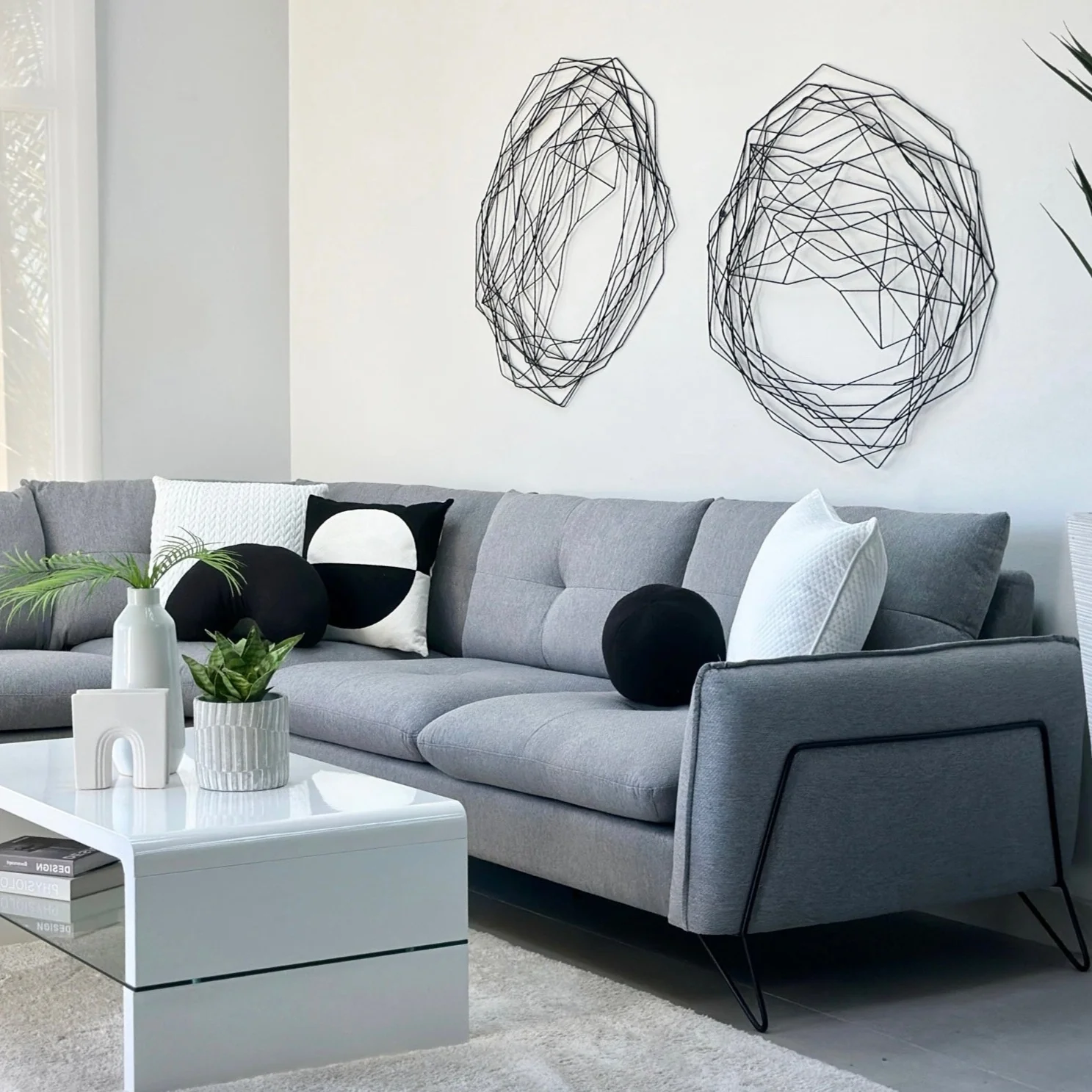 Cami Gray Ecksofa, linke Seite