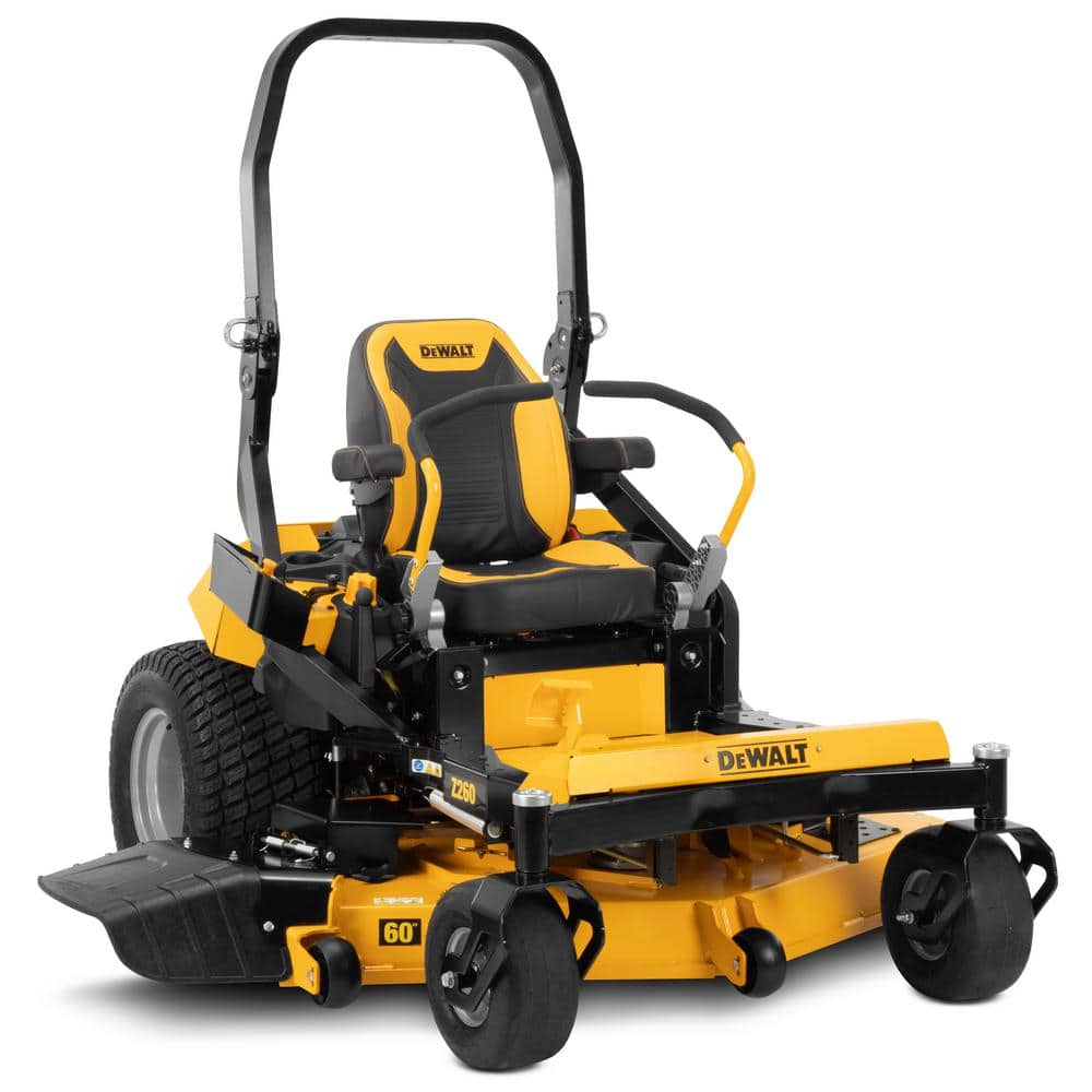 DEWALT Z260 Commercial 60 Zoll Zero-Turn-Rasenmäher, Baujahr 2025, mit 24 PS Kawasaki V-Twin FS730v Motor und hydrostatischem Doppelgetriebe (DXGZ260P)