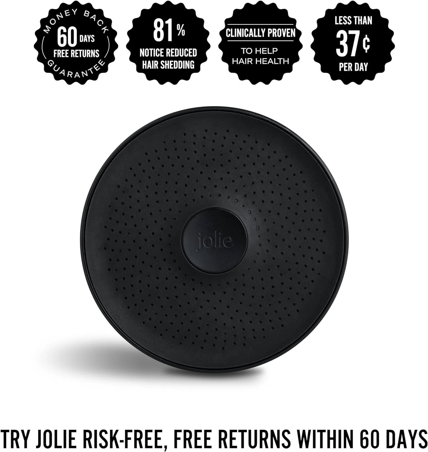 Jolie Skin Co Duschkopf mit Filter – Tiefschwarz