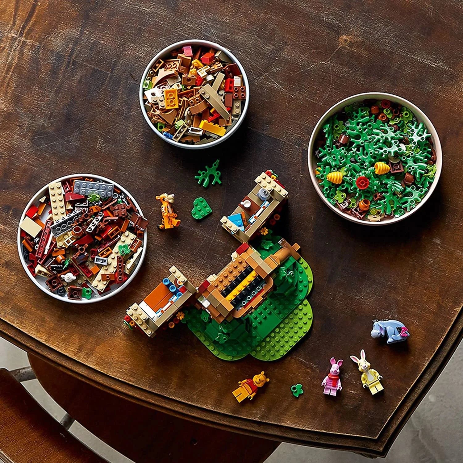 LEGO Ideas Disney Winnie Puuh 21326 – Bauset mit Ferkel, I-Aah und Winnie Puuh Minifiguren