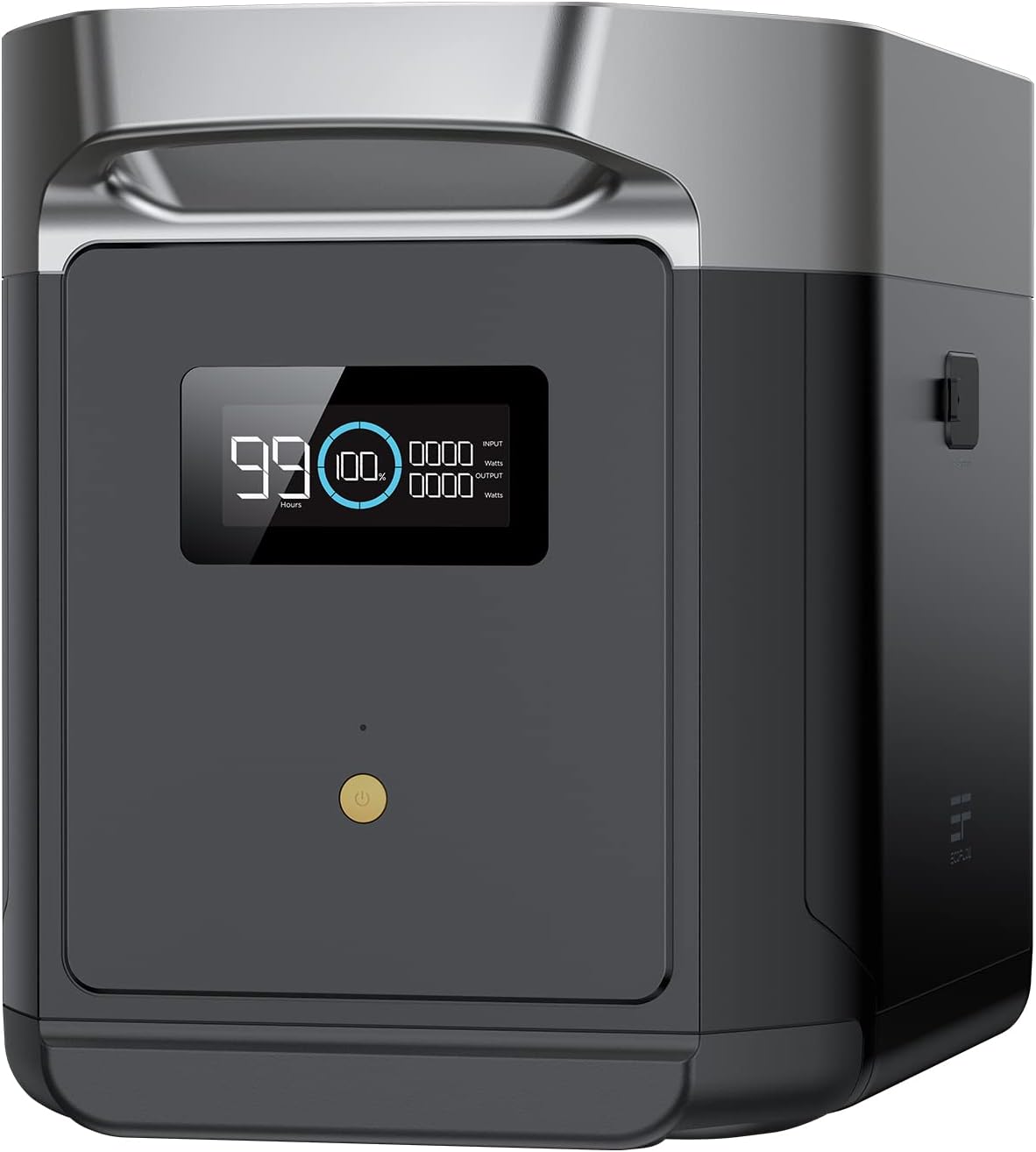 EcoFlow DELTA 2 Max Tragbare Powerstation, 2048 Wh, 3000 AC-Zyklen LFP-Akku, 80 % Ladung in 53 Minuten, Leistung bis zu 3100 W, leiser Solargenerator für Zuhause/Wohnwagen/Camping