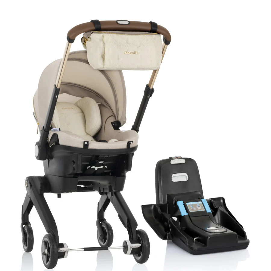 Evenflo Shift DualRide Kombi-Tragegurt und Babywanne, limitierte Auflage 2025, mit umweltfreundlichem und sanftem Stoff