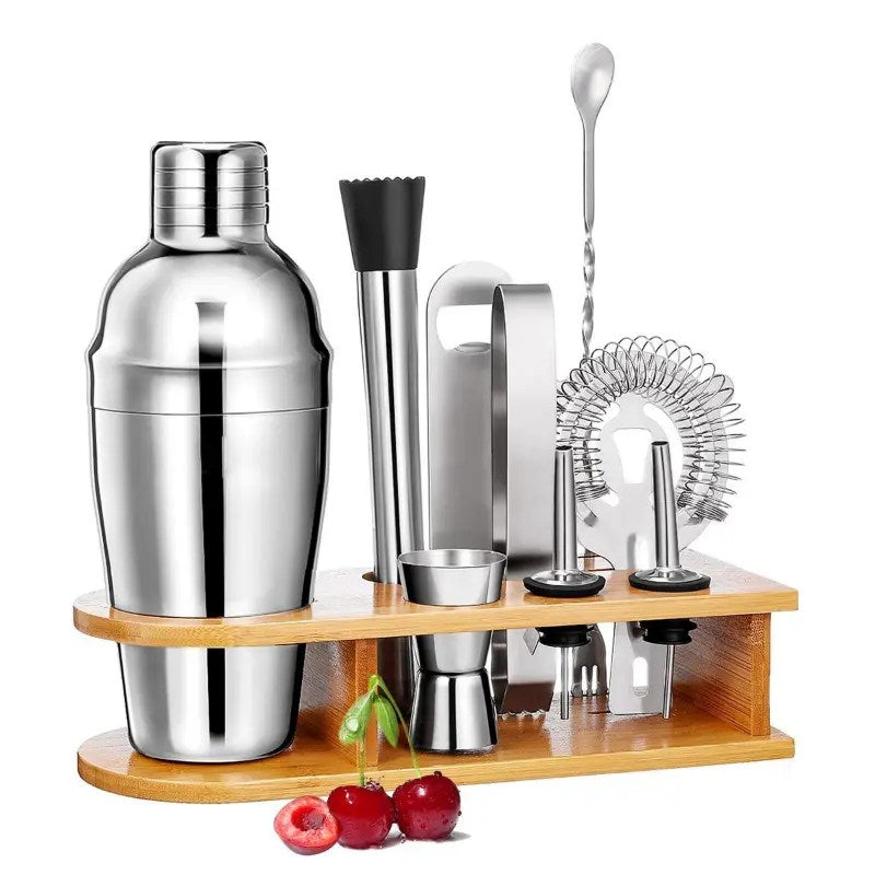 All-in-One-Barkeeper-Set mit Cocktailshaker – 11-teilig