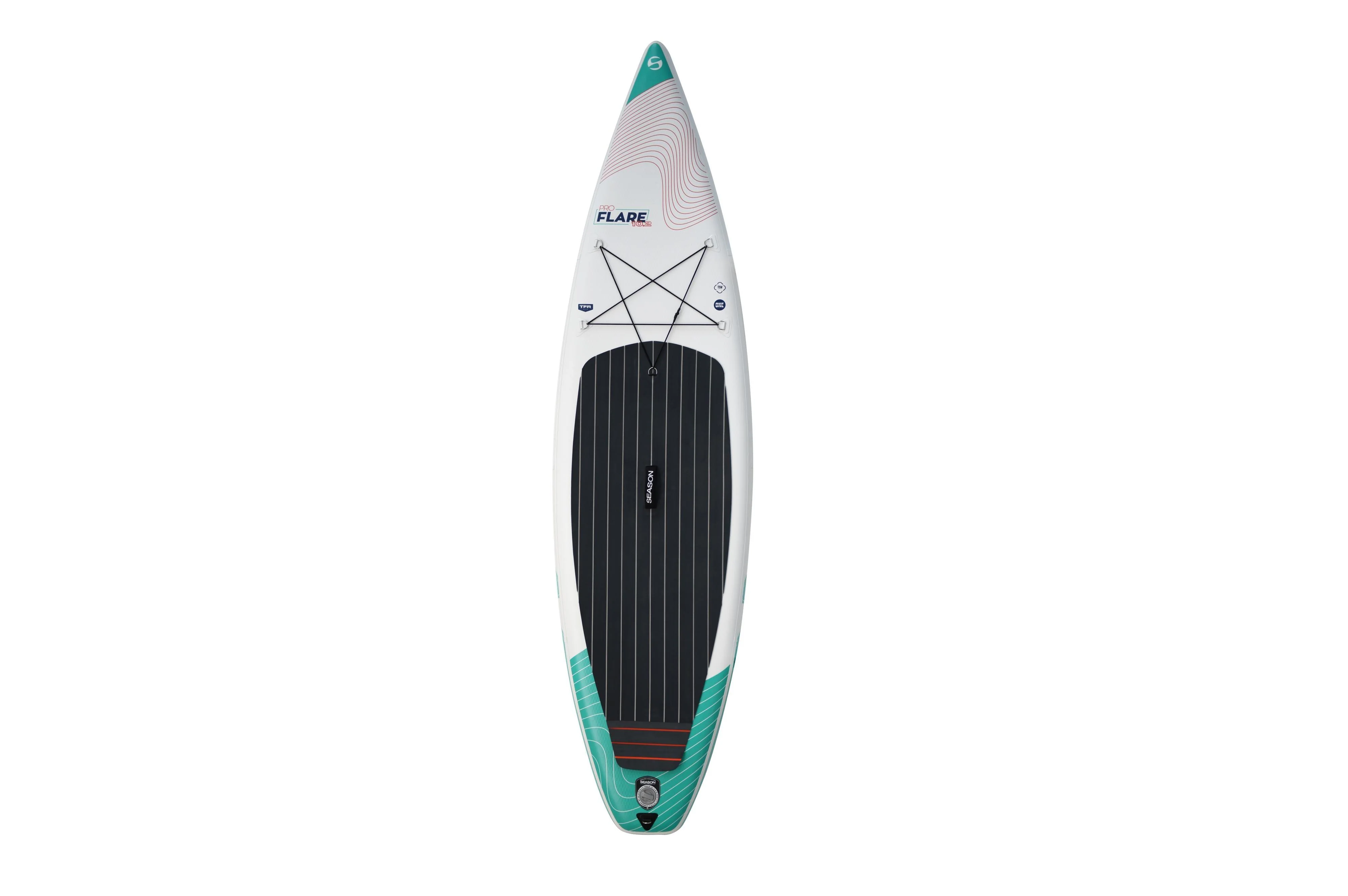 2025 Flare Pro 10.2 aufblasbares Allround-SUP-Board – Double Layer Fusion, mit Paddel, Pumpe und Rollenrucksack
