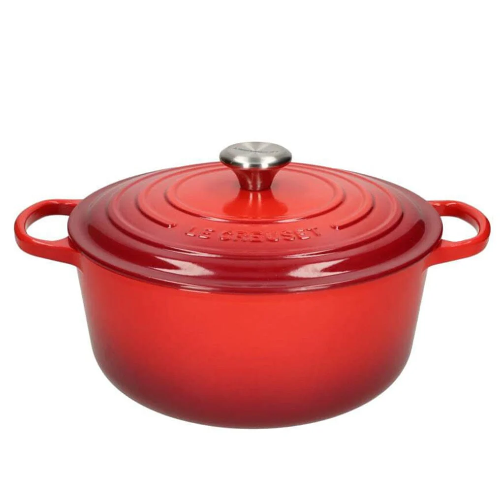 2025 Le Creuset – Signature Runde Bratform/Auflaufform Kirsche 24 cm 4,2 l