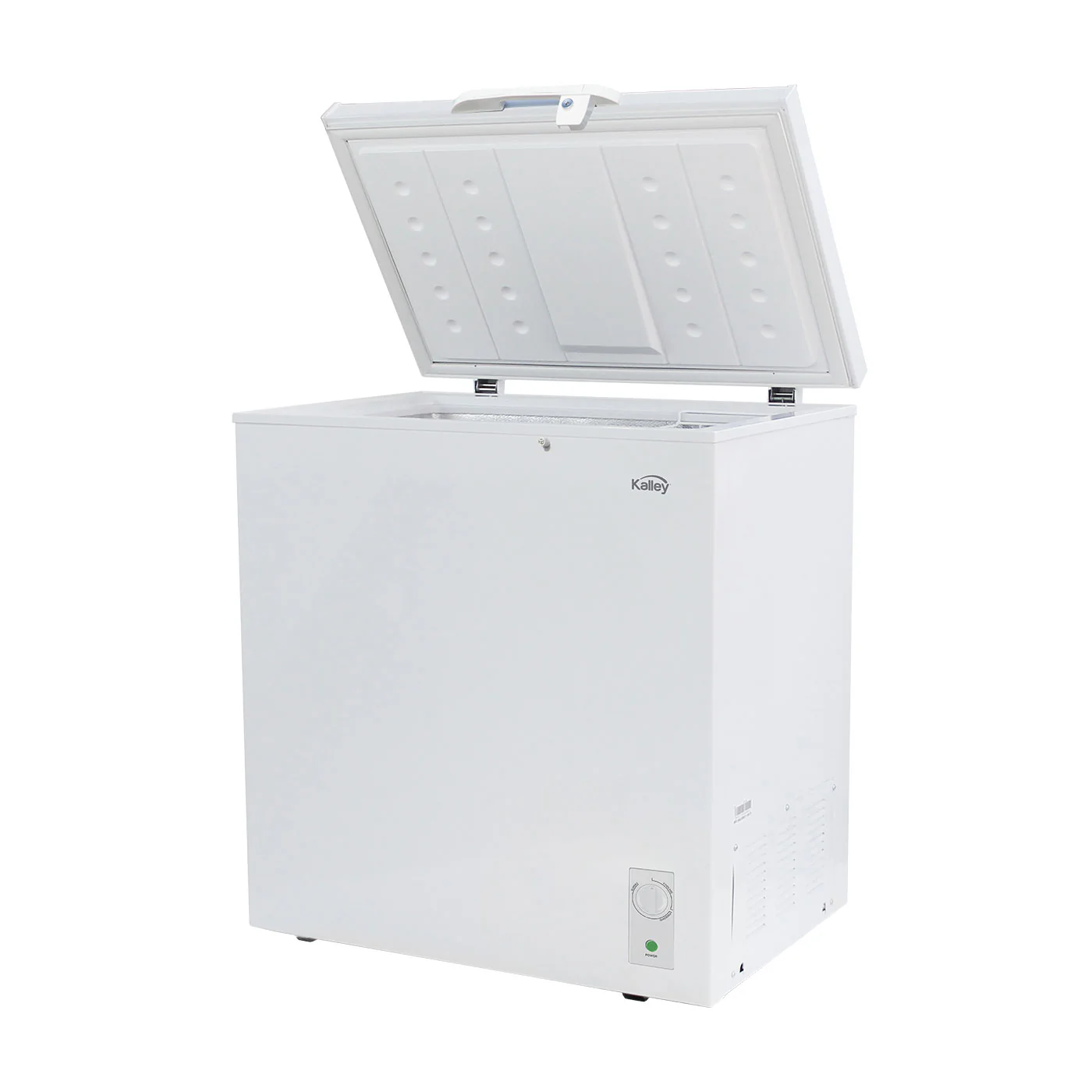 2025 Doppelgefrierschrank, weiß, 63,2 x 85 cm, 142 Liter, mit Temperaturregelung und Innenbeleuchtung