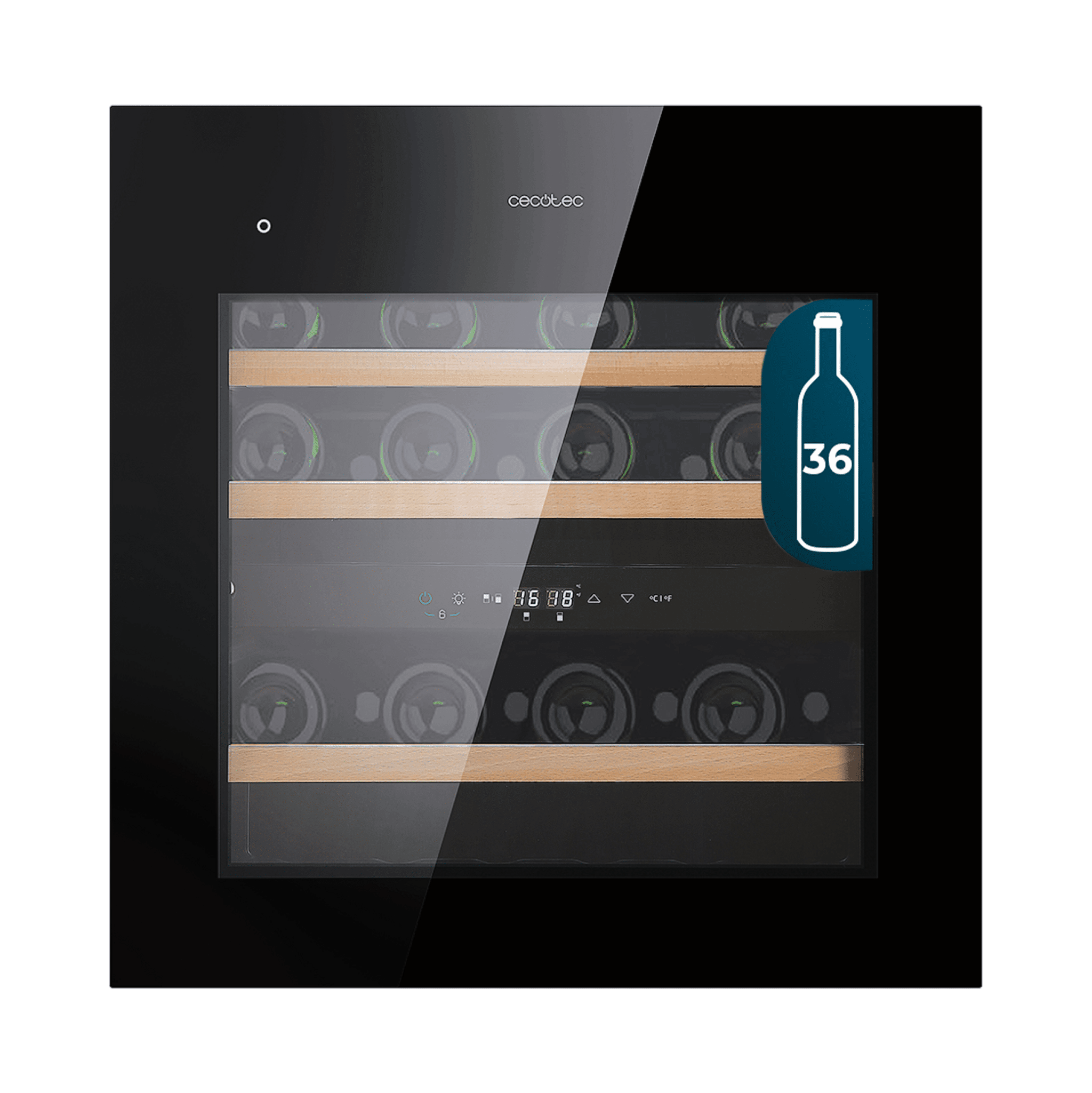 GrandSommelier Duo 36000 Touch Schwarzer Kompressor