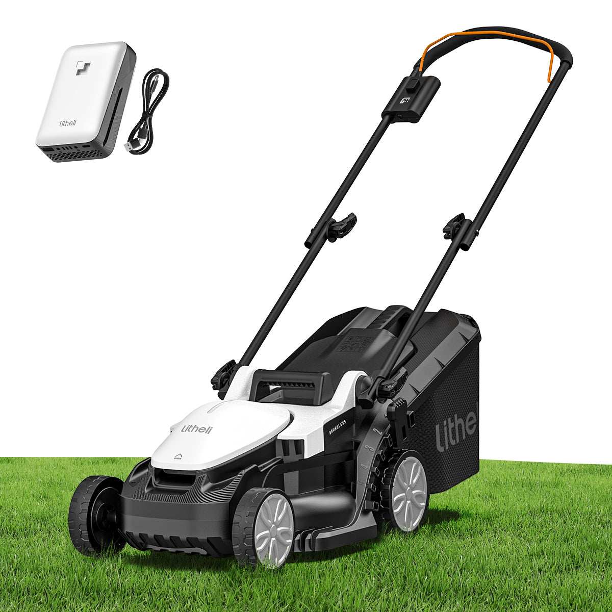 2025 U20 33 cm 20 V Akku-Rasenmäher mit wahlweise bürstenlosem oder Bürstenmotor und 4,0 Ah Akkus